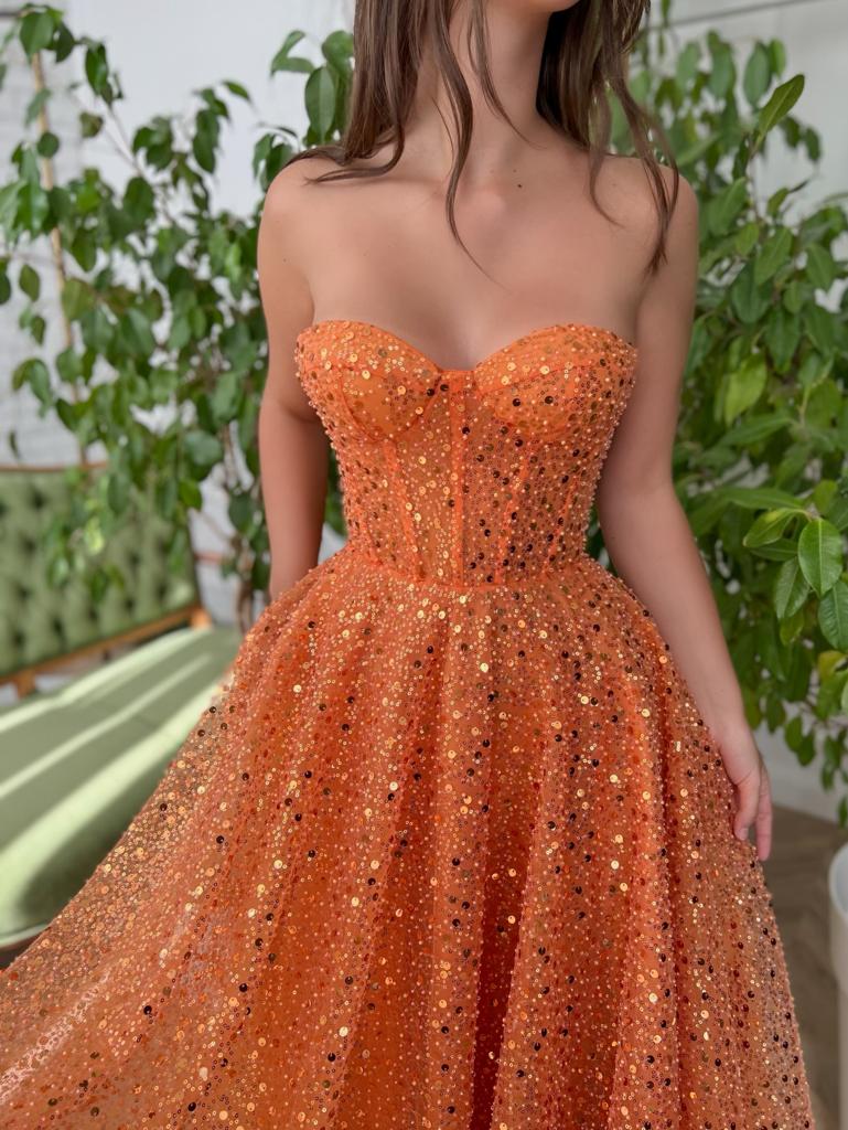 Amelia Sunrise Midi Dress - Image 2