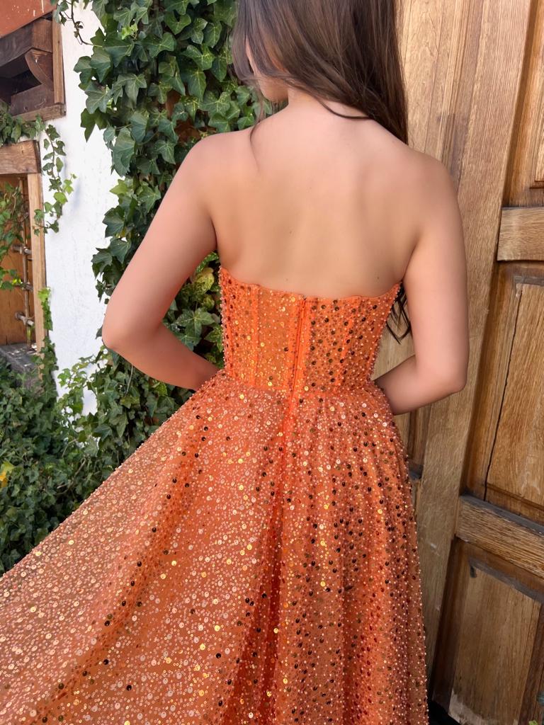 Amelia Sunrise Midi Dress - Image 3