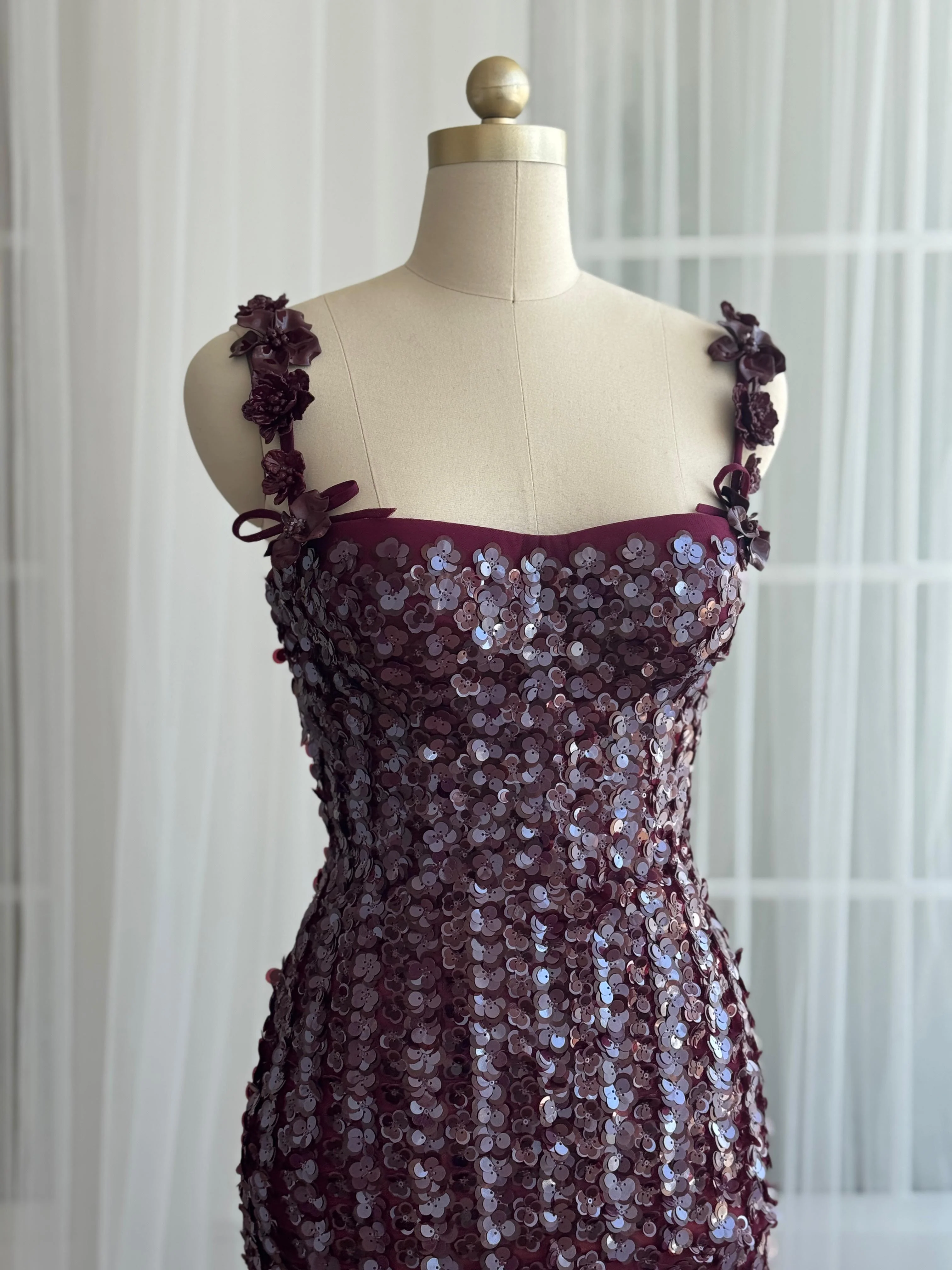Aubergine Verse Gown - Image 2