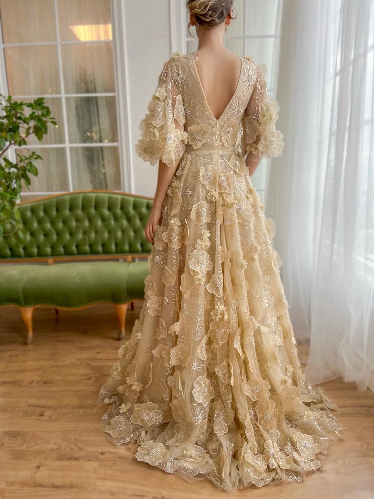 Aurora Floral Elegance Gown - Image 6