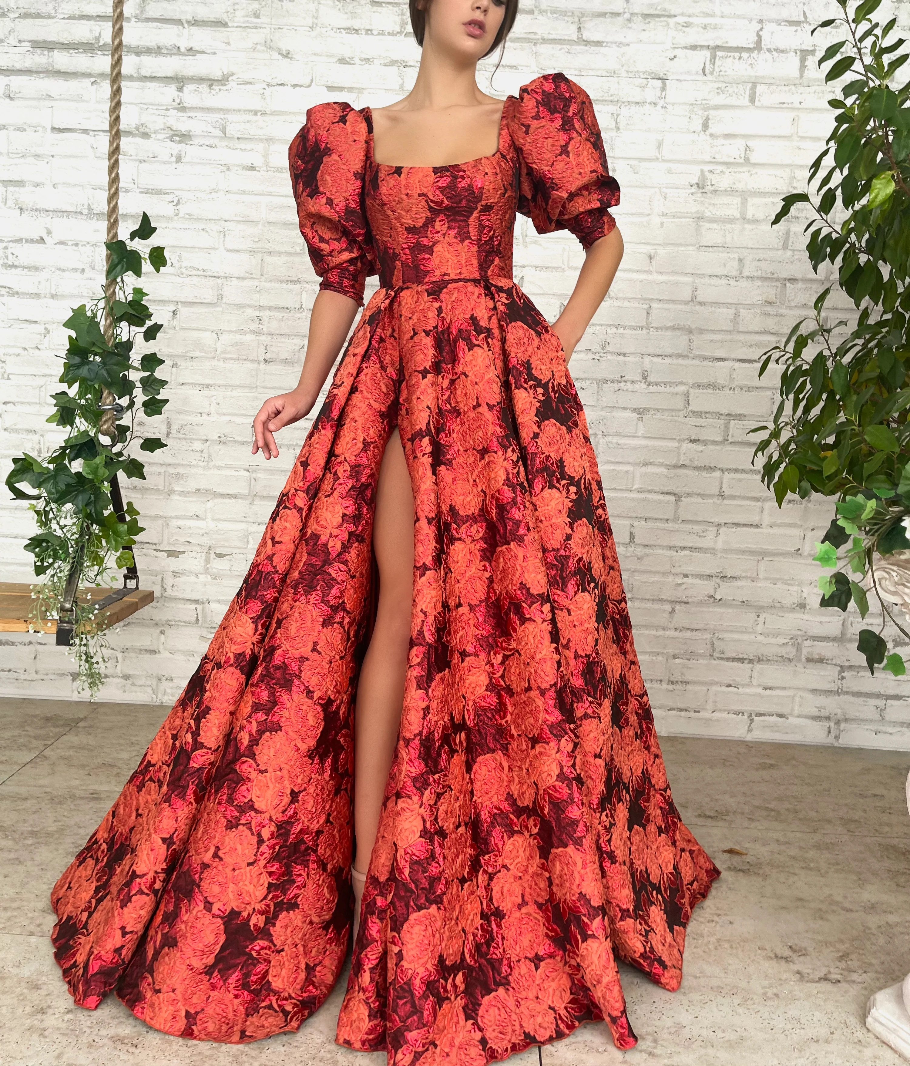 Autumnal Sunset Gown - Image 9