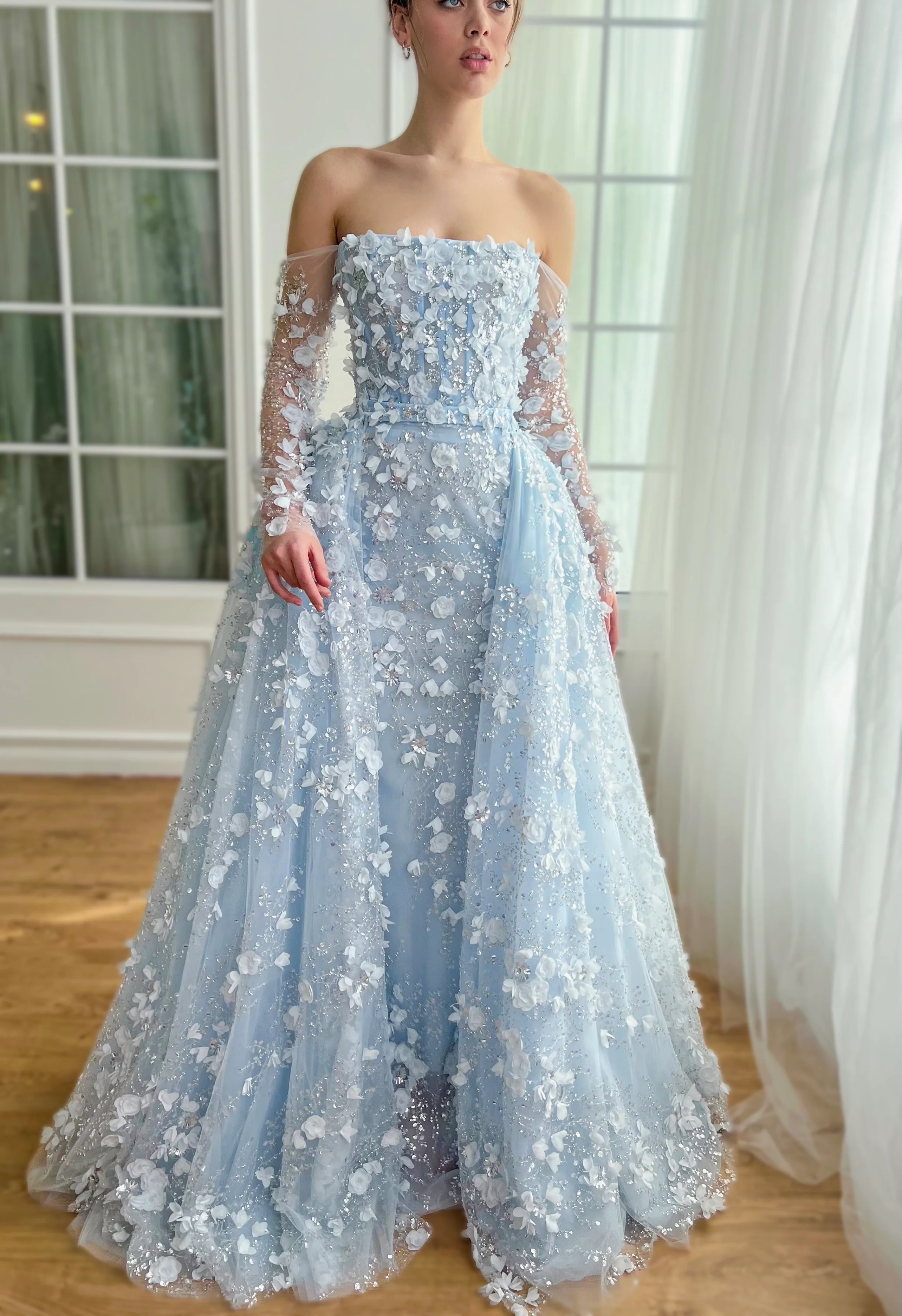 Baby Blue Serenade Gown - Image 2