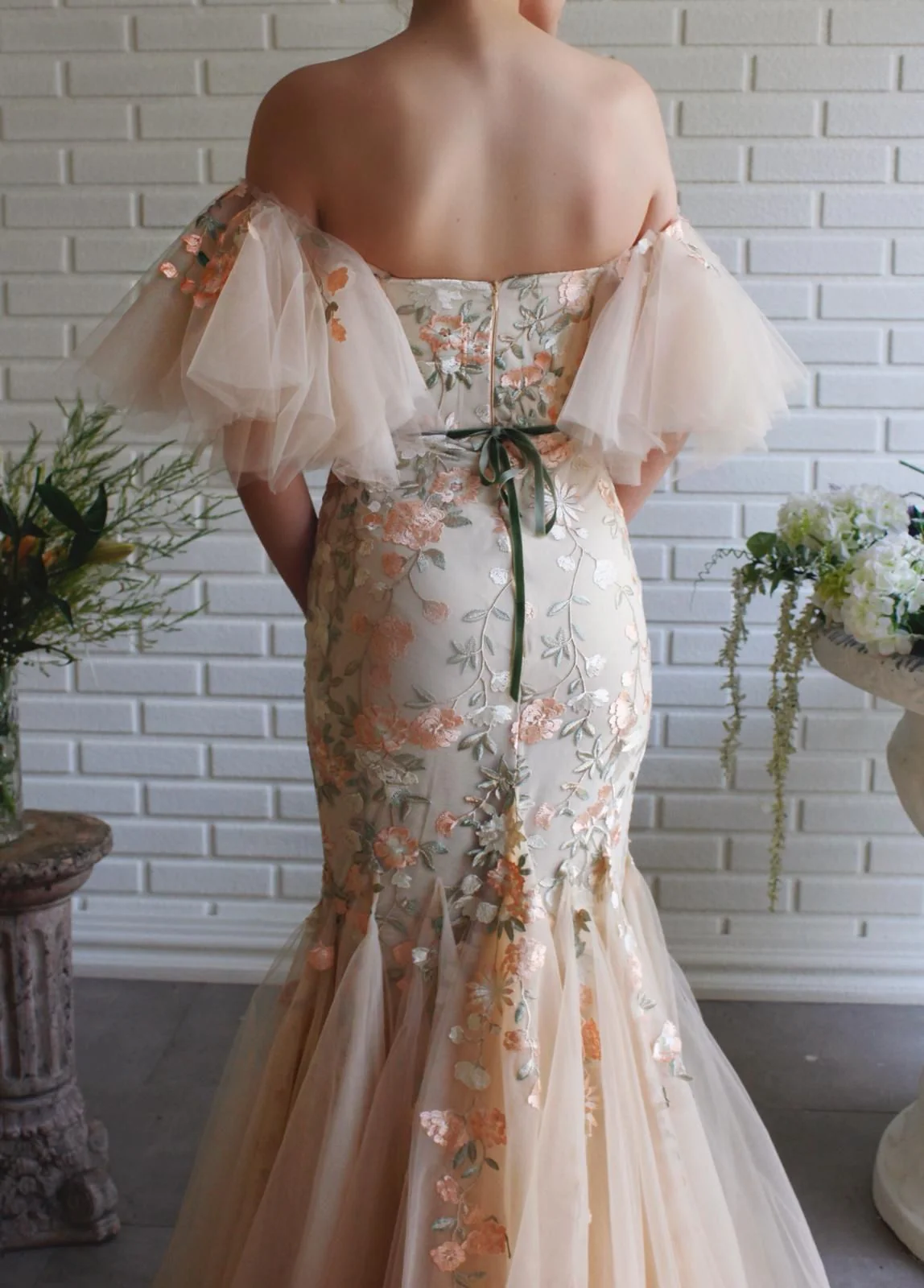 Blossom Essence Mermaid Teuta Matoshi Dress - Image 3