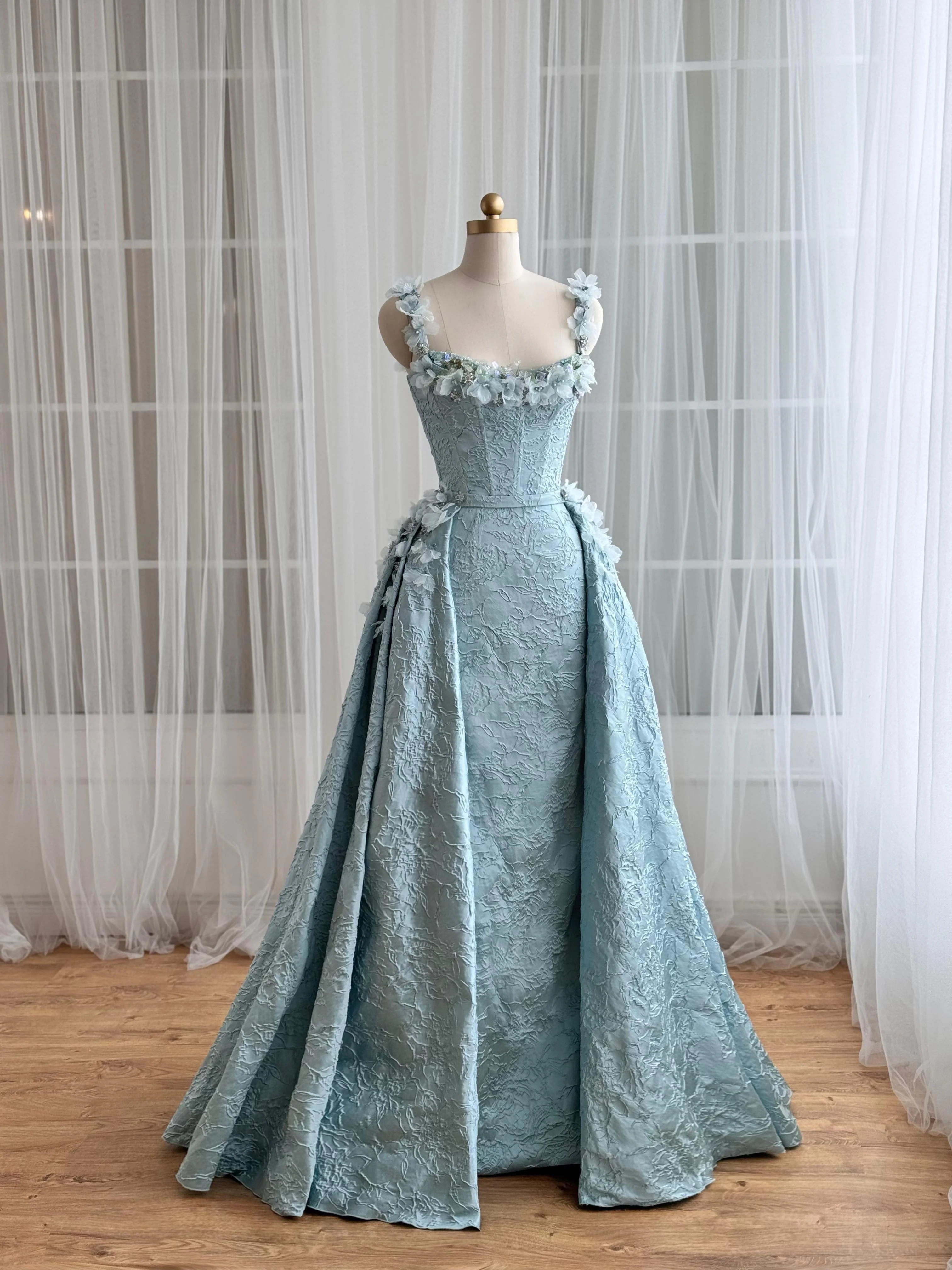 Bluebell Brocade Gown