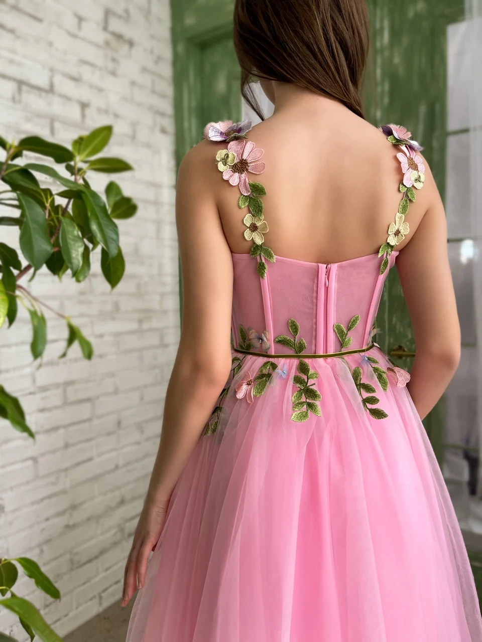 Candy Floss Garden Midi Dress - Image 6