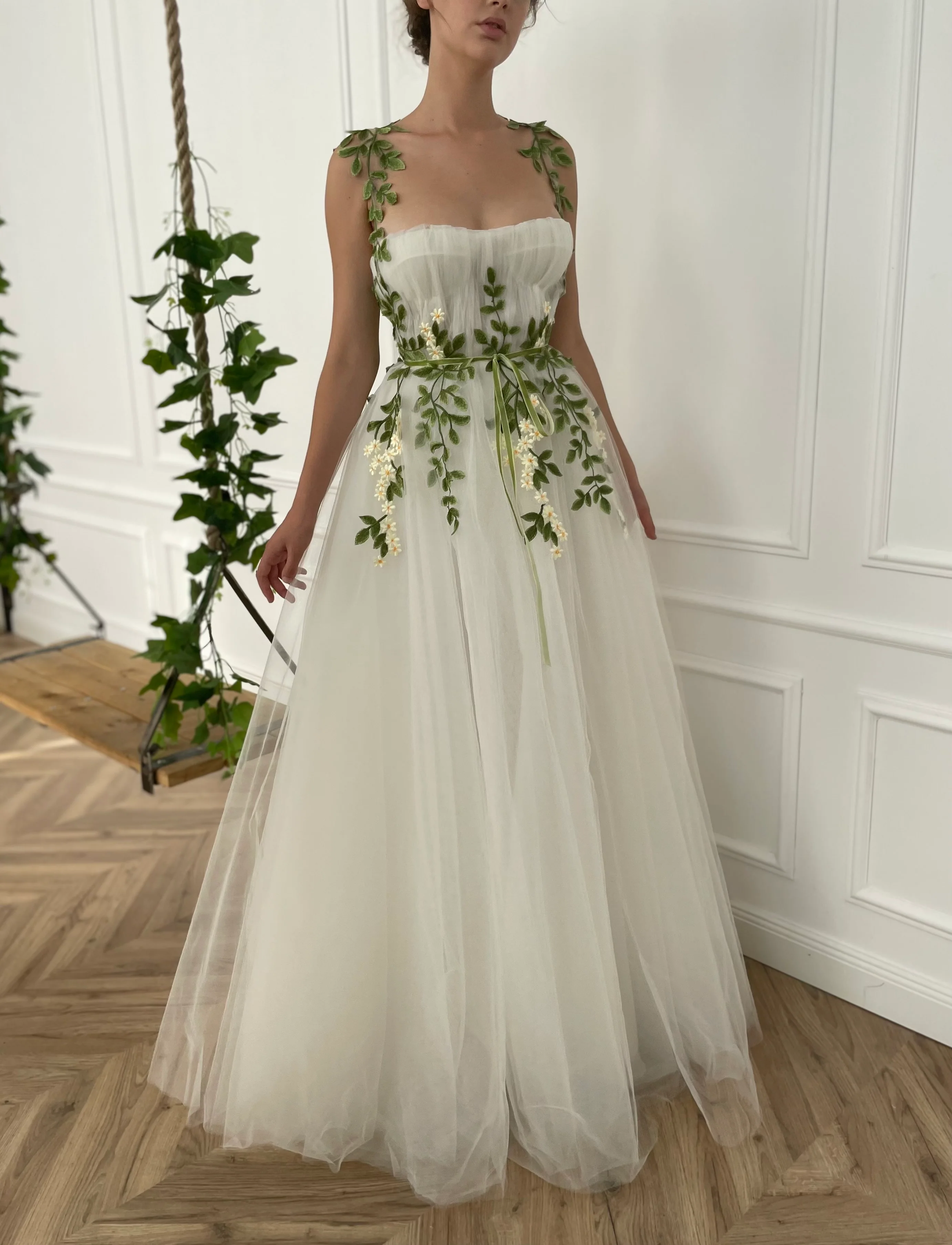 Cascading Ivy Ball Gown - Image 6