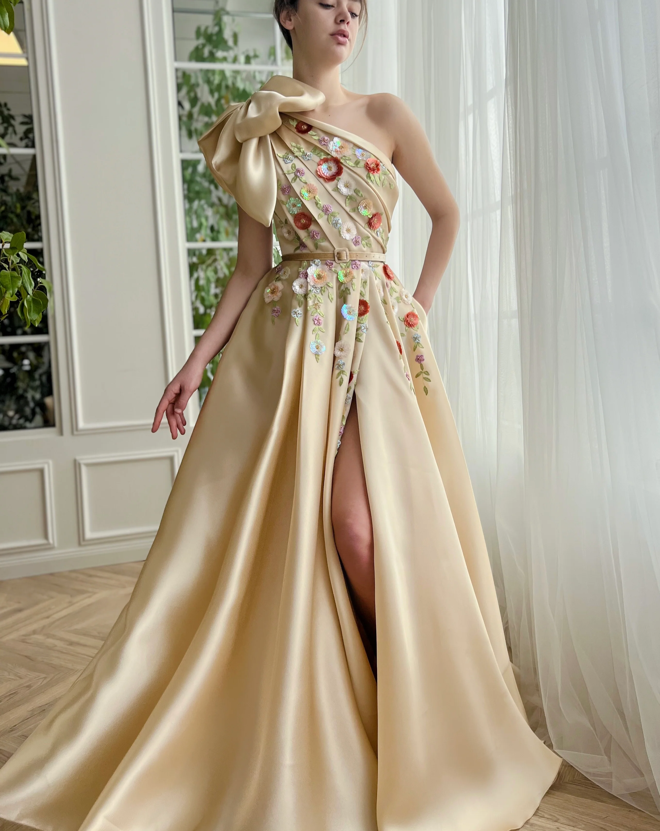Champagne Gardenia Dress