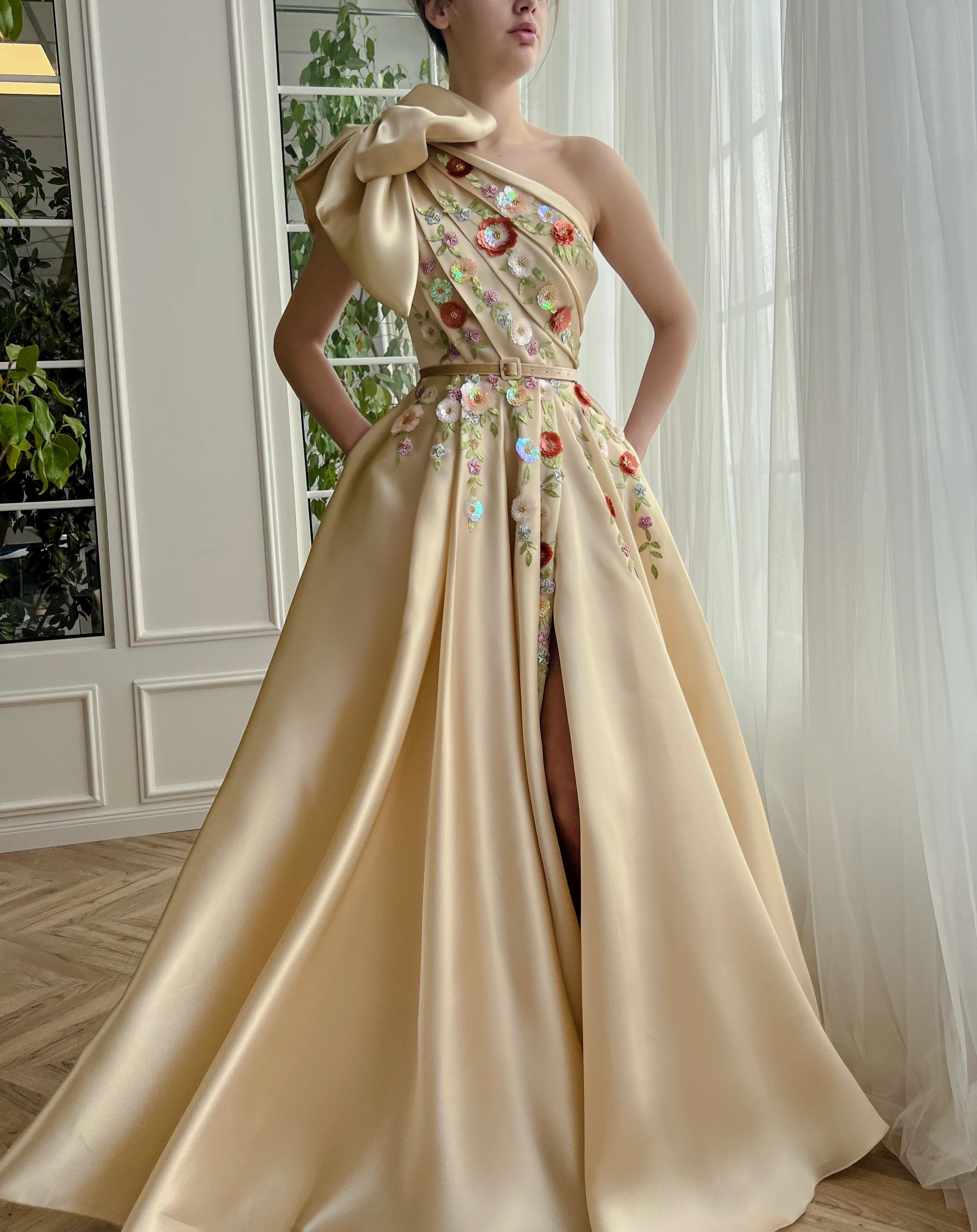 Champagne Gardenia Dress - Image 5