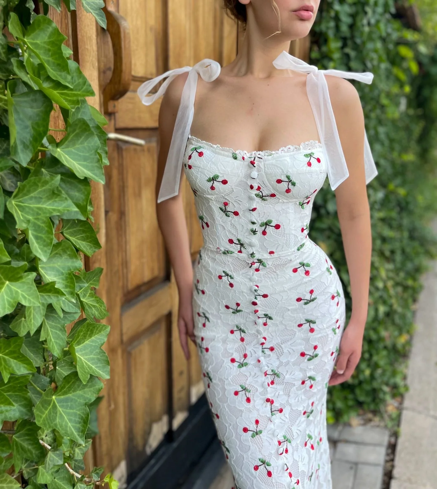 Cherry Whisper Corset Gown - Image 2