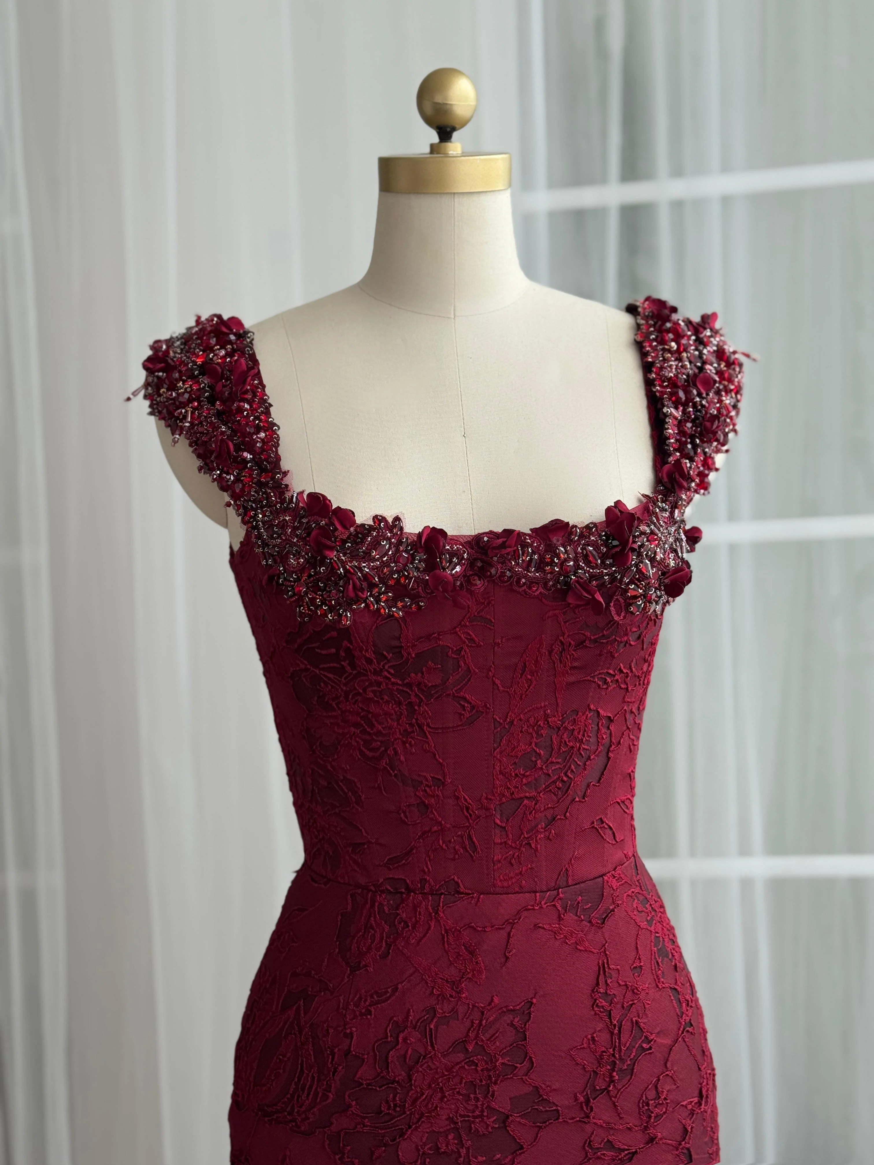Cranberry Crown Mermaid Dress - Image 2