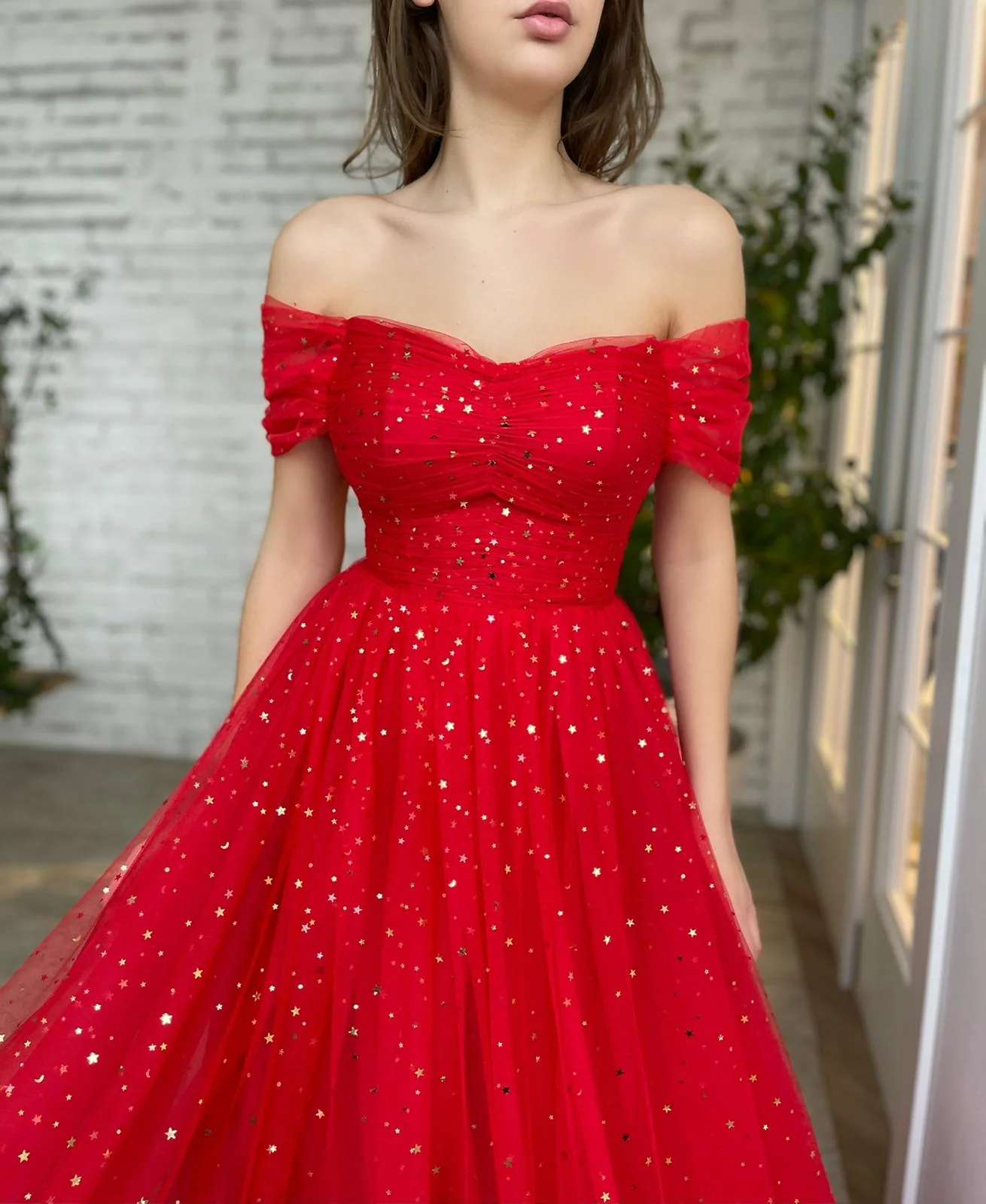 Crimson Galaxy Gown - Image 4