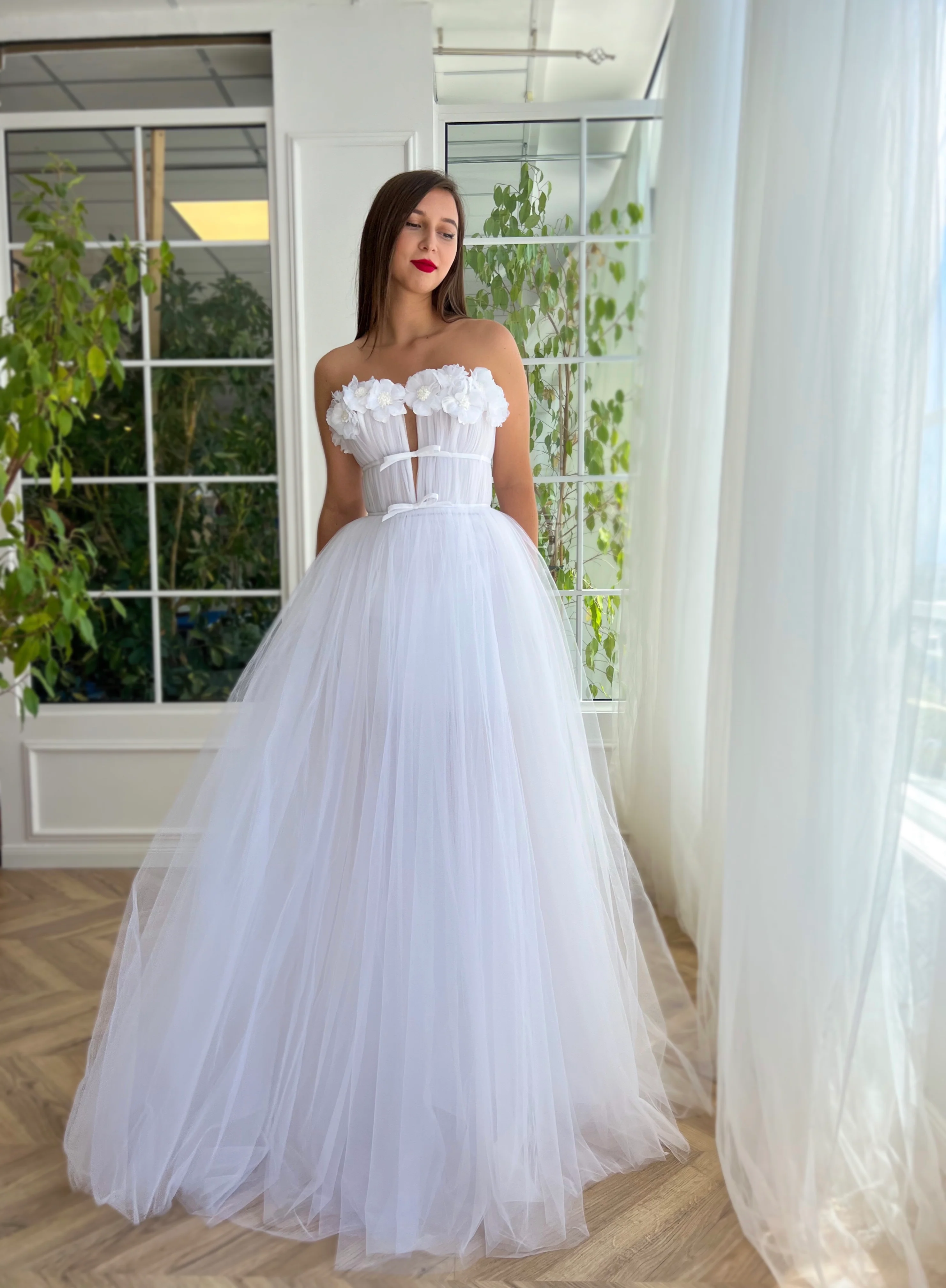 Dreamy Dual-bow Bridal Gown - Image 3