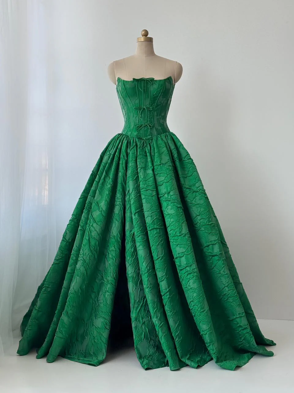 Emerald Chateau Gown