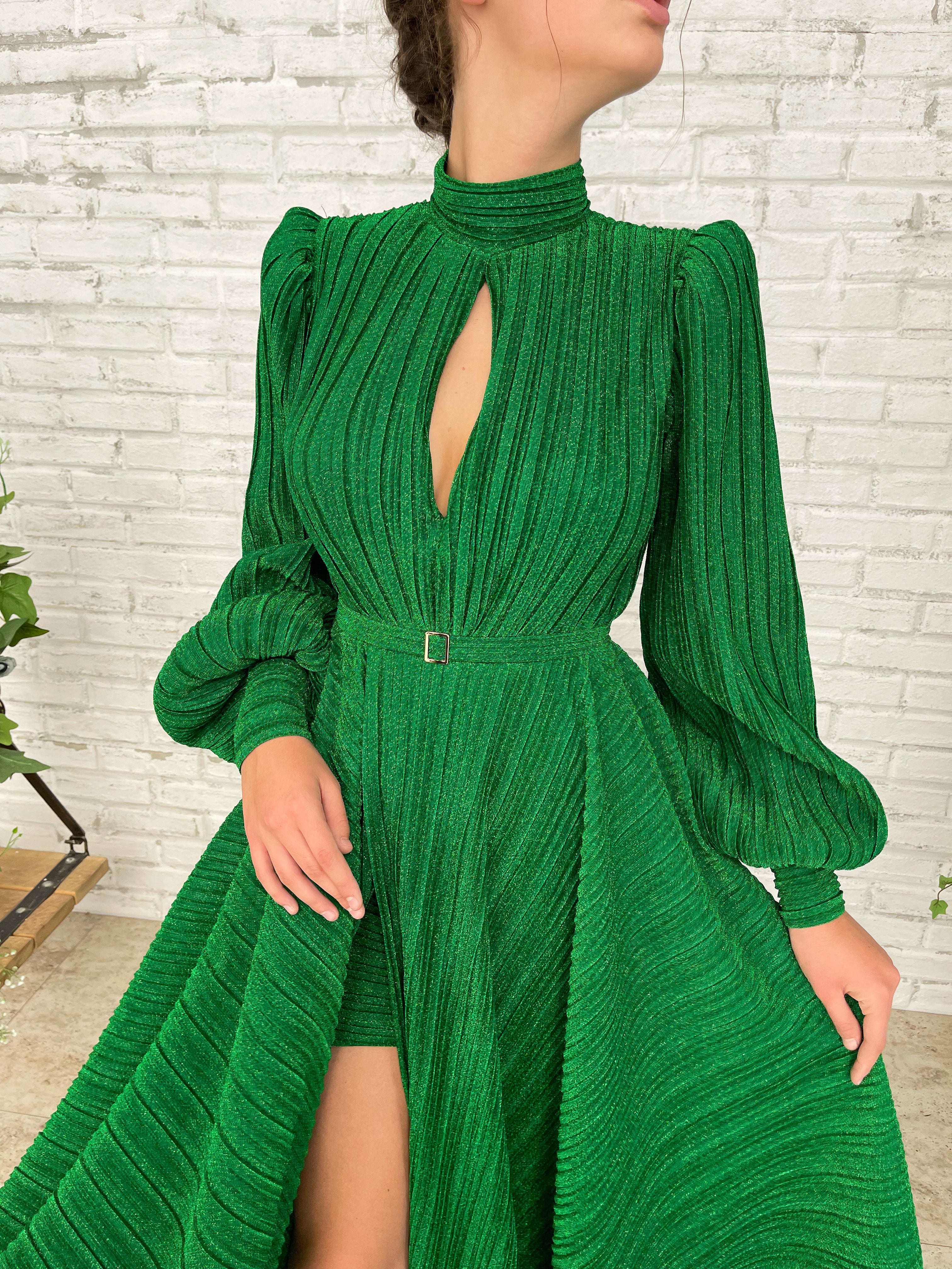 Emerald Femme Gown - Image 4