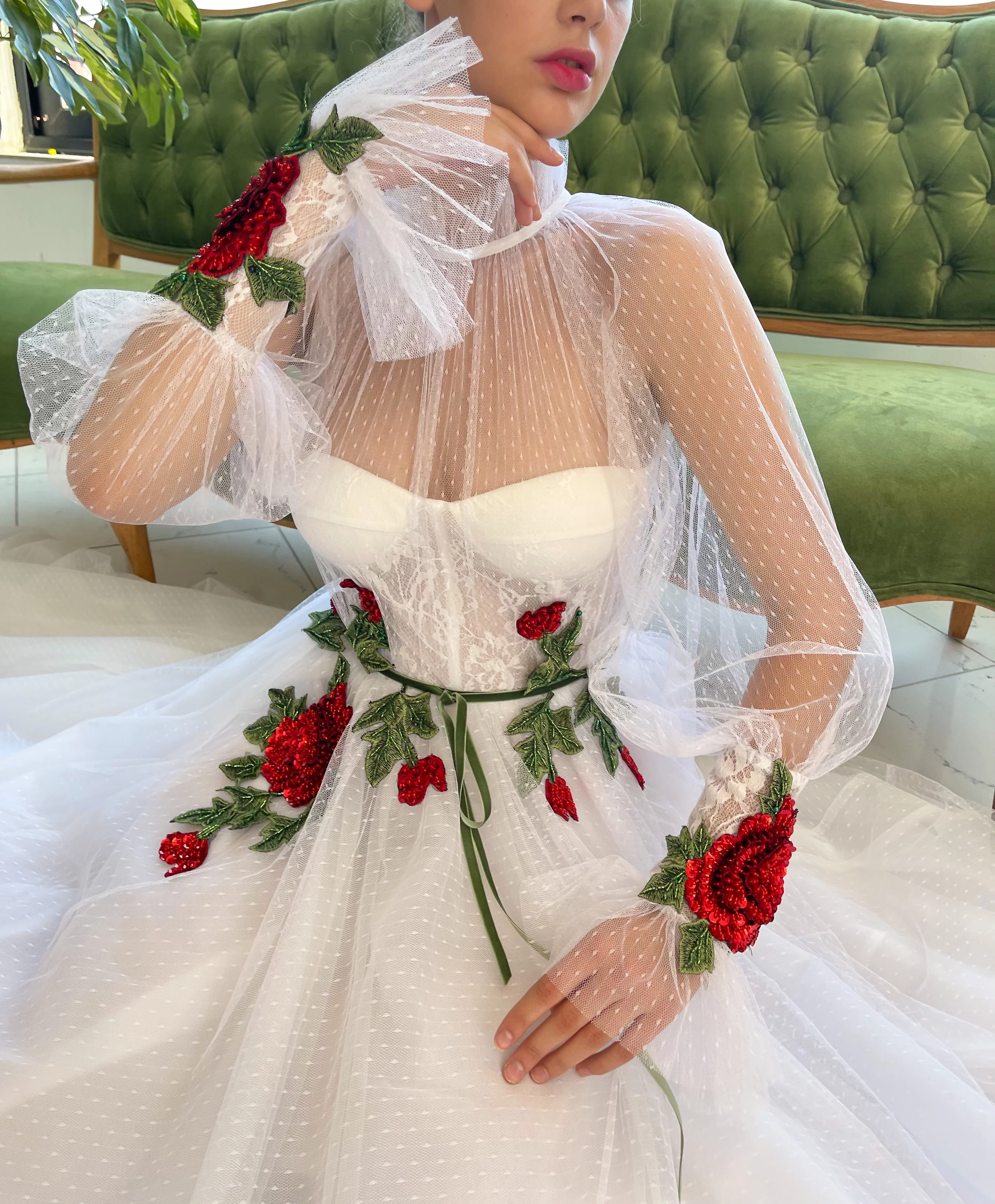 Enchanted Cordelia Sheer Gown - Image 7