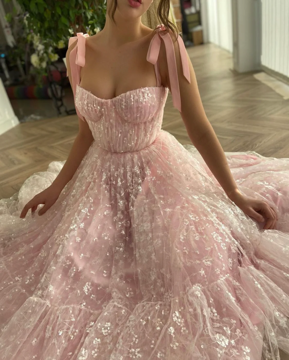 Enchanting Baby Rose Dress - Image 4