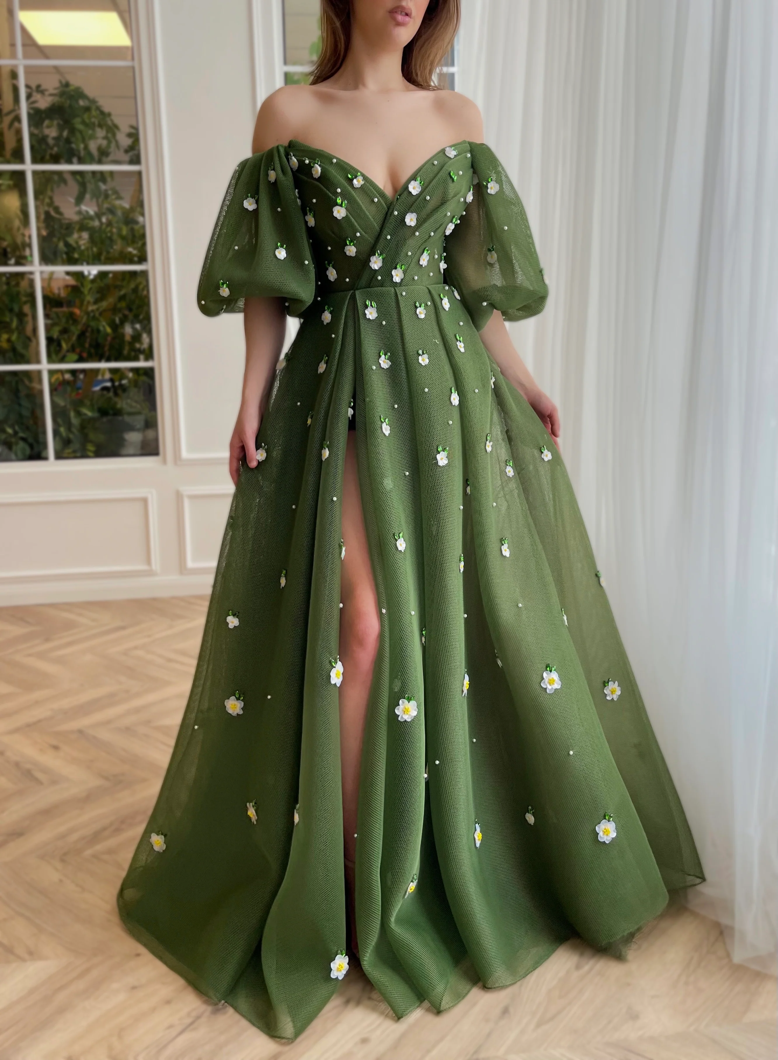 Enchanting Daisy Dreamscape Gown - Image 6