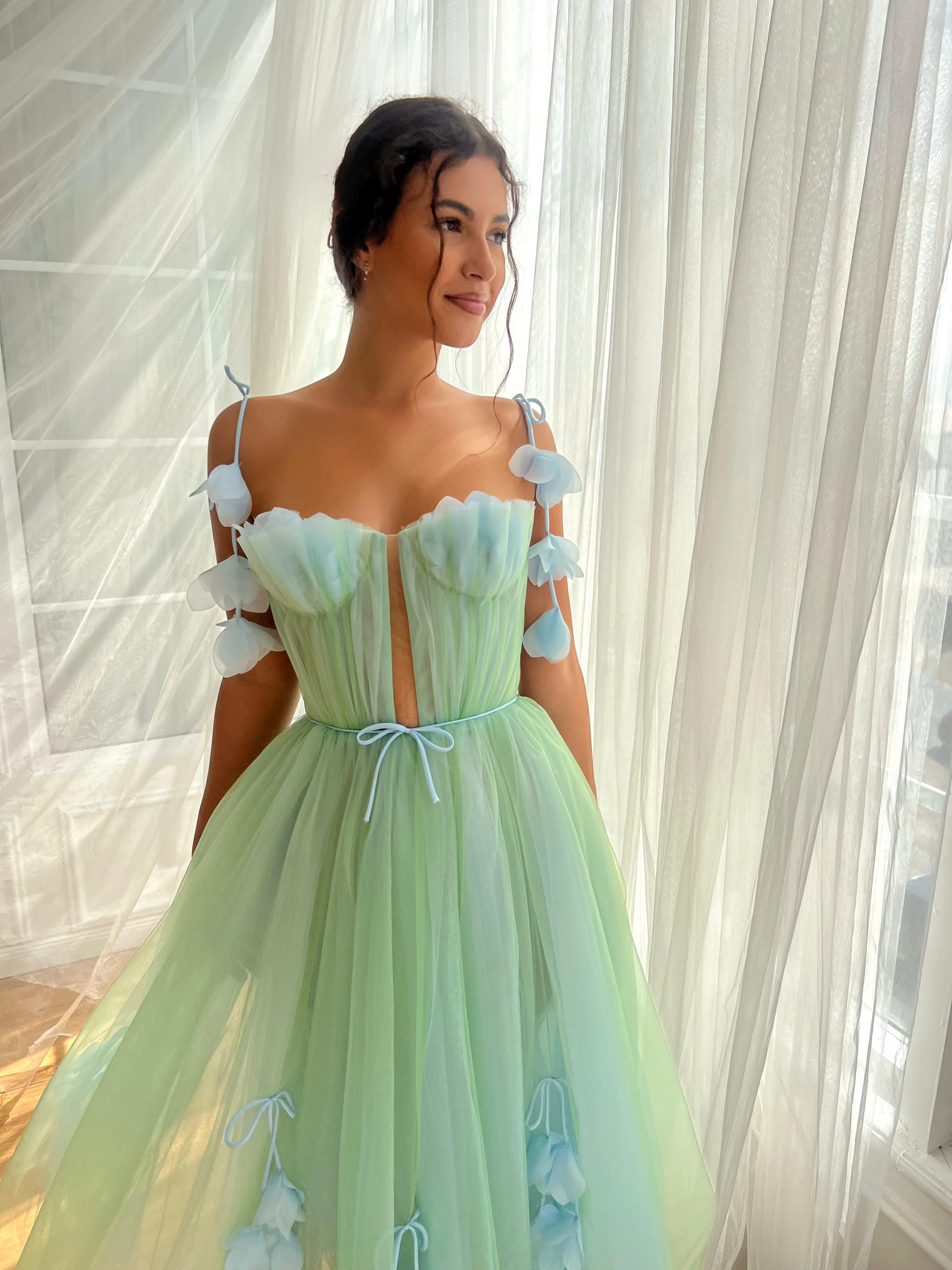 Eucalyptus Glow Midi Dress - Image 2