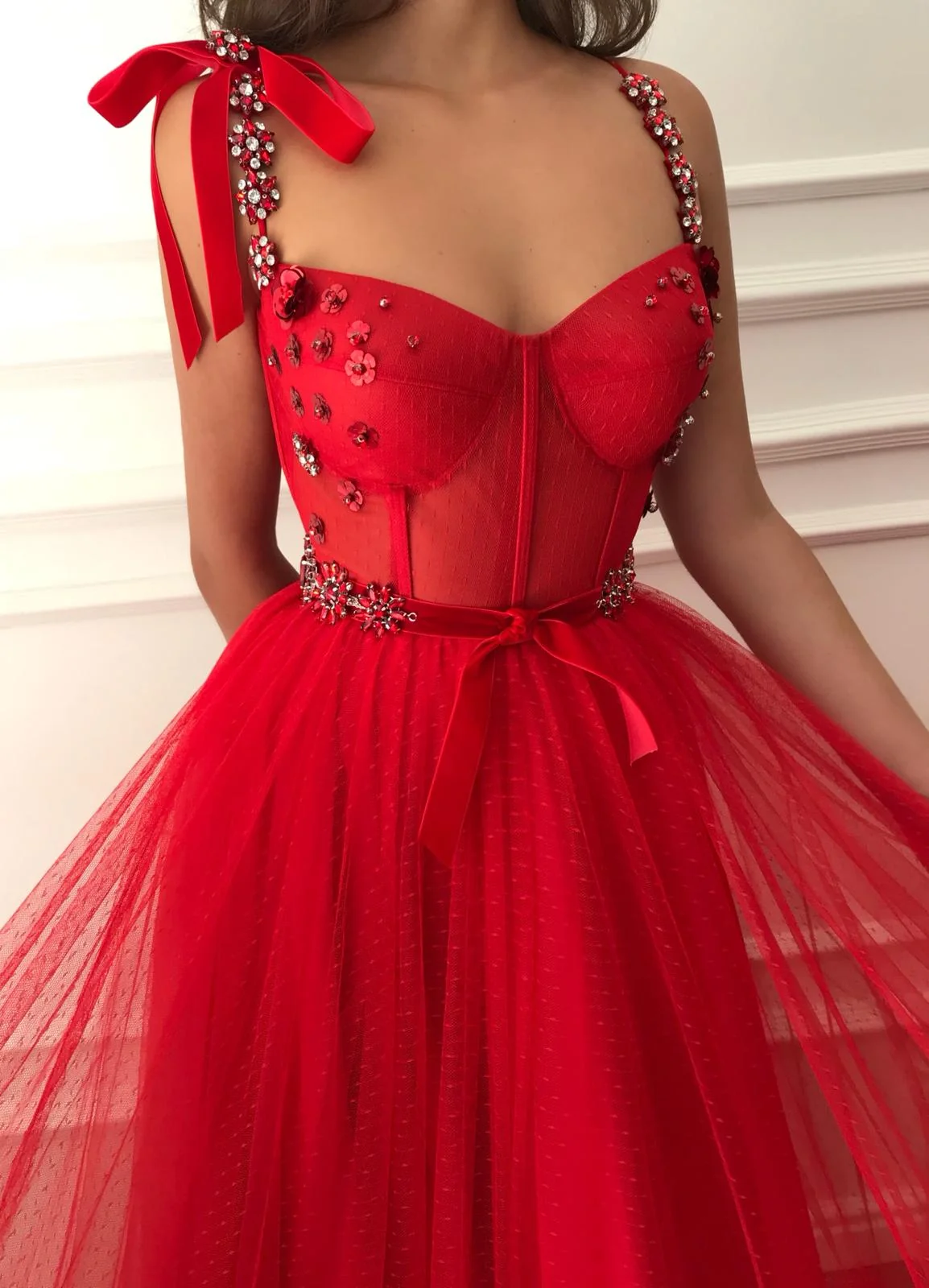 Fabulous Carmine Gown