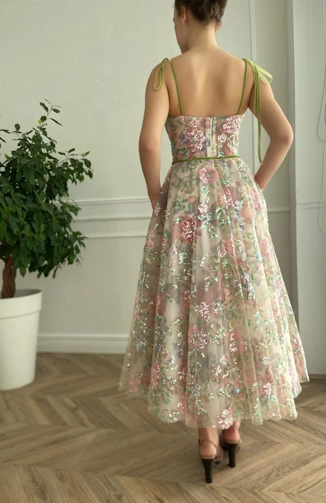 Floral Fantasy Dress - Image 6