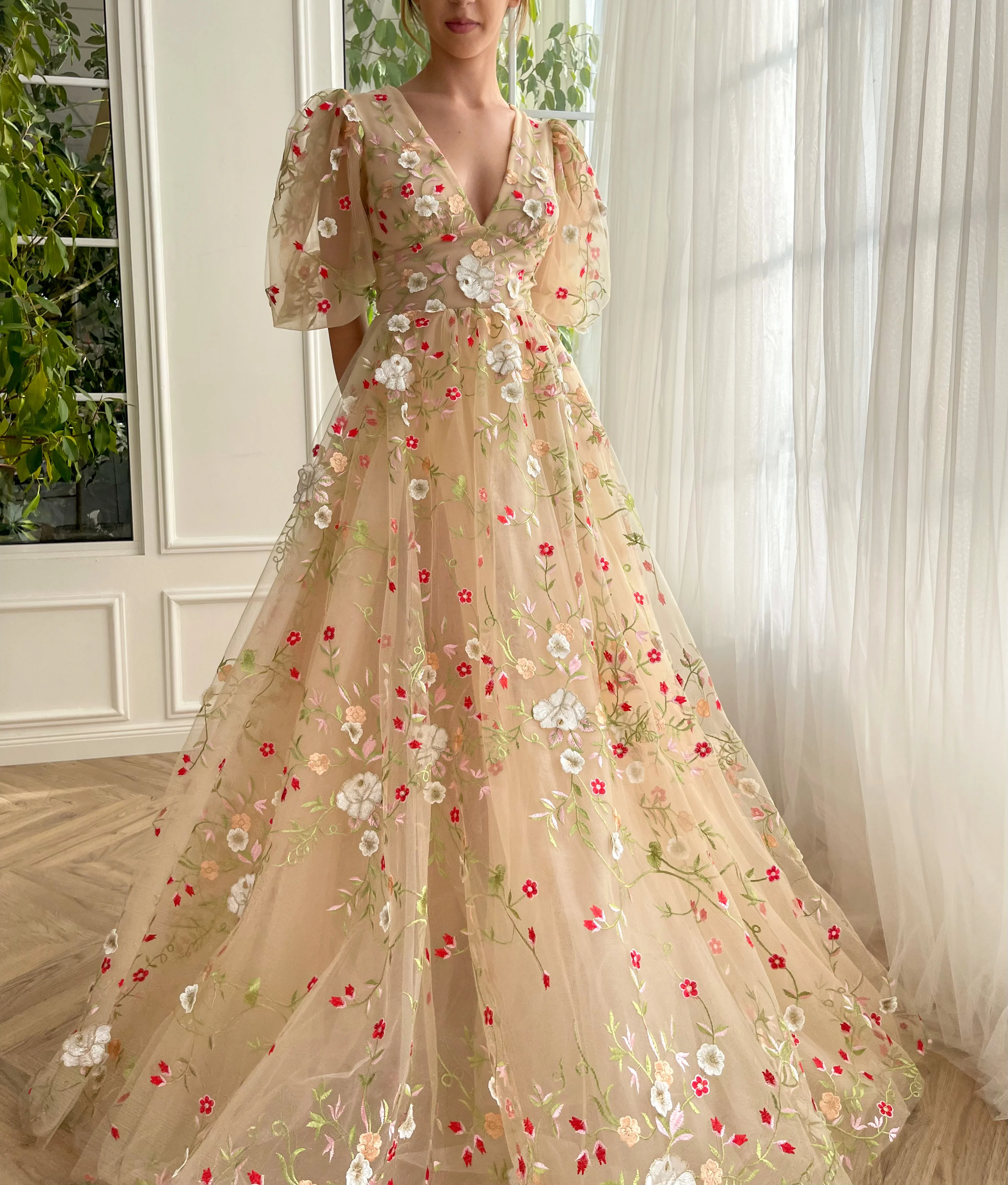 Floral Lace Bliss Gown - Image 6