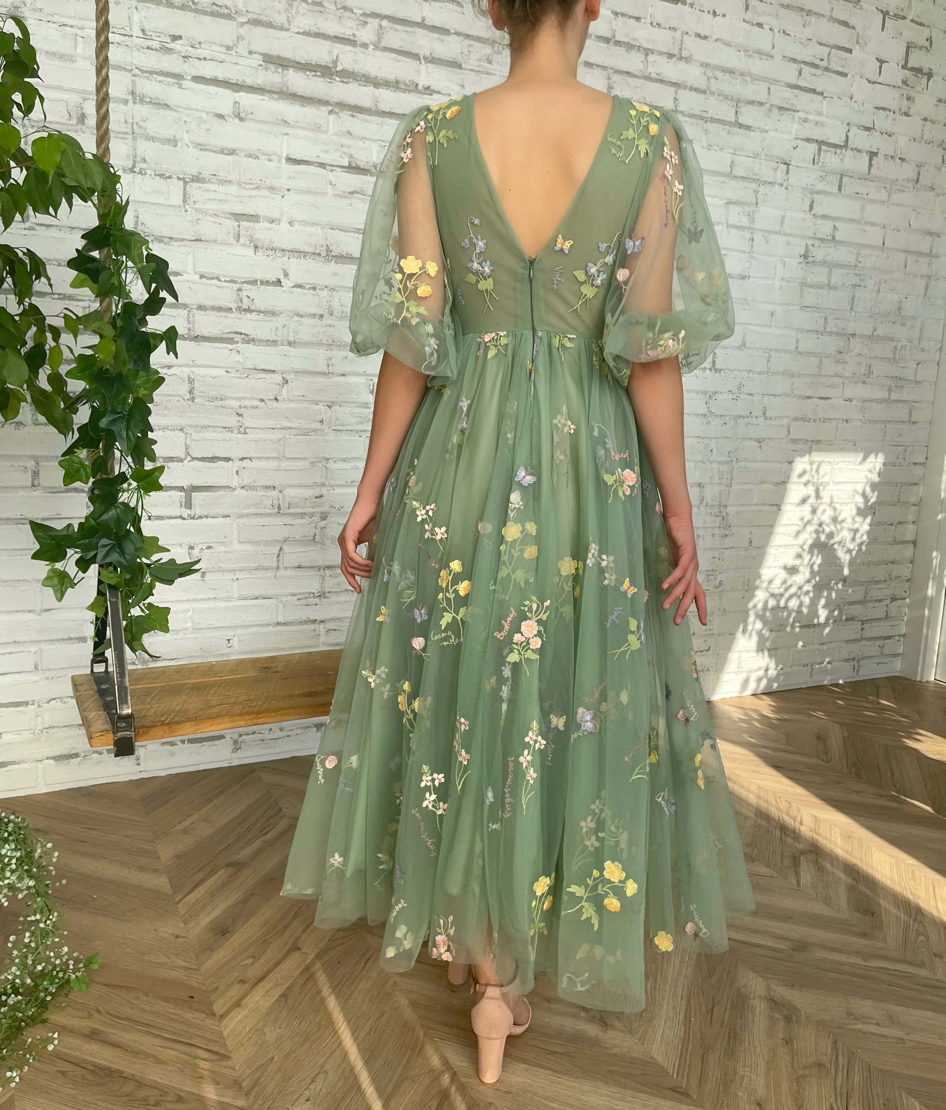 Flourishing Meadow Midi Dress - Image 6