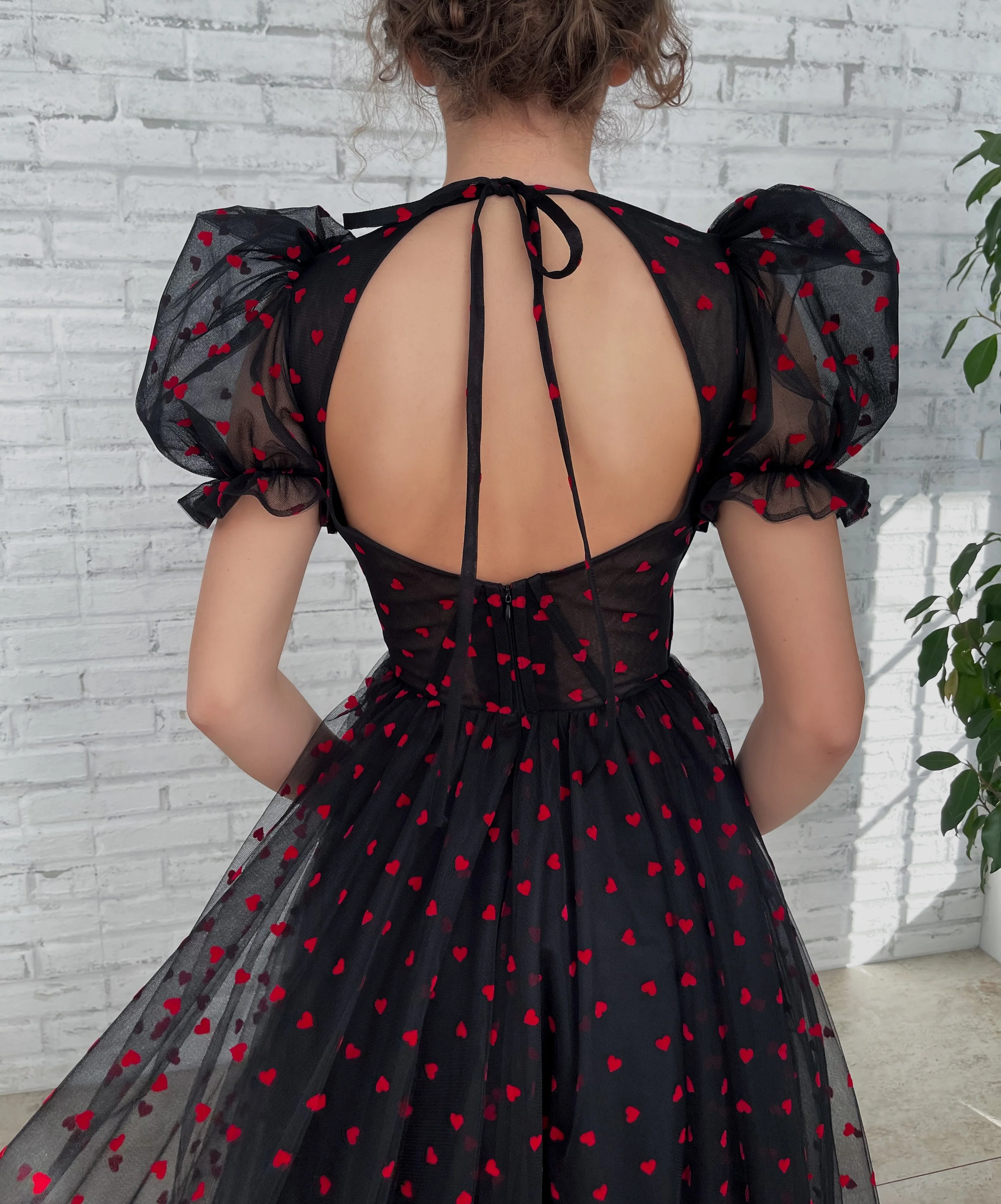 Fluttering Hearts Corset Dress - Image 7