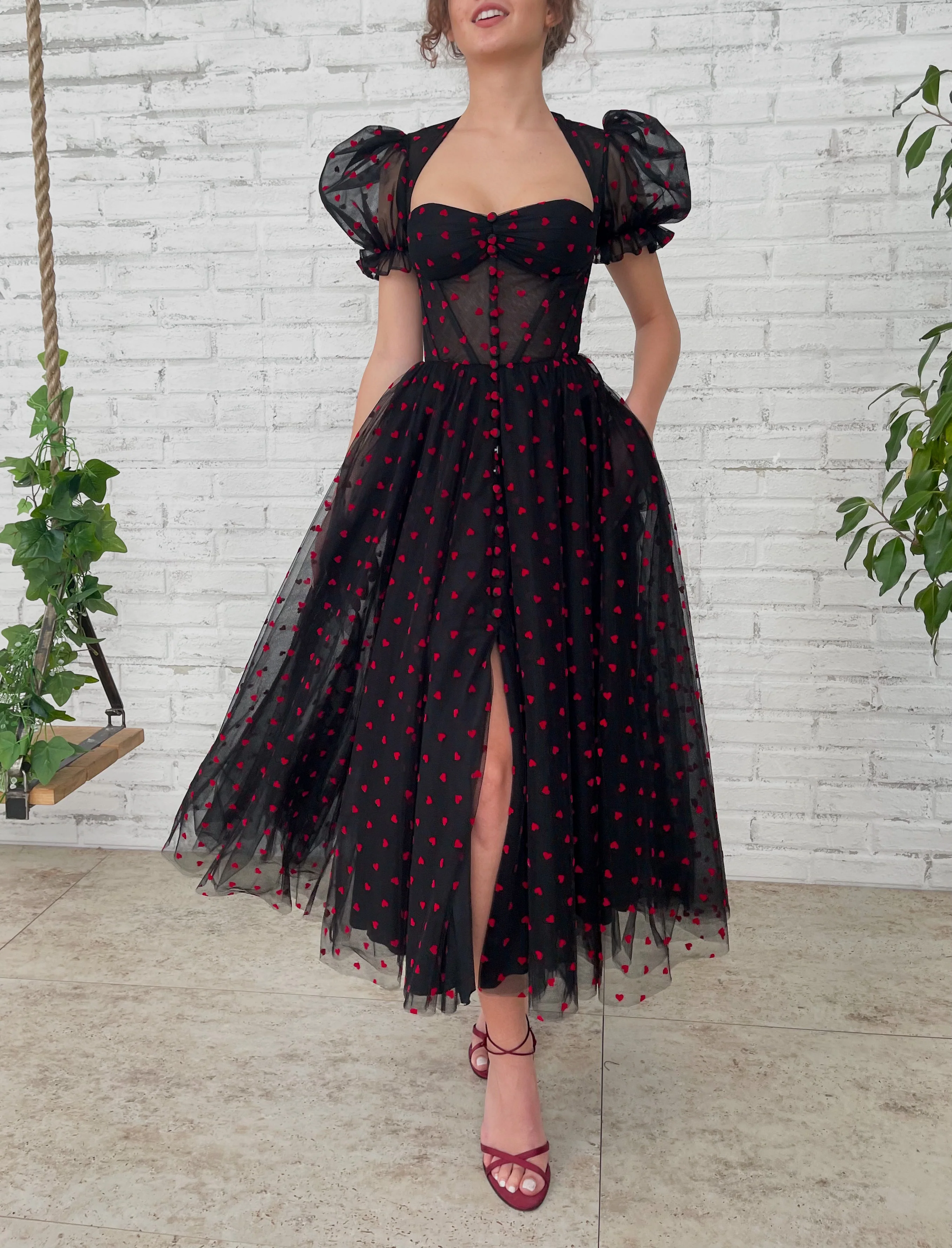Fluttering Hearts Corset Dress - Image 8