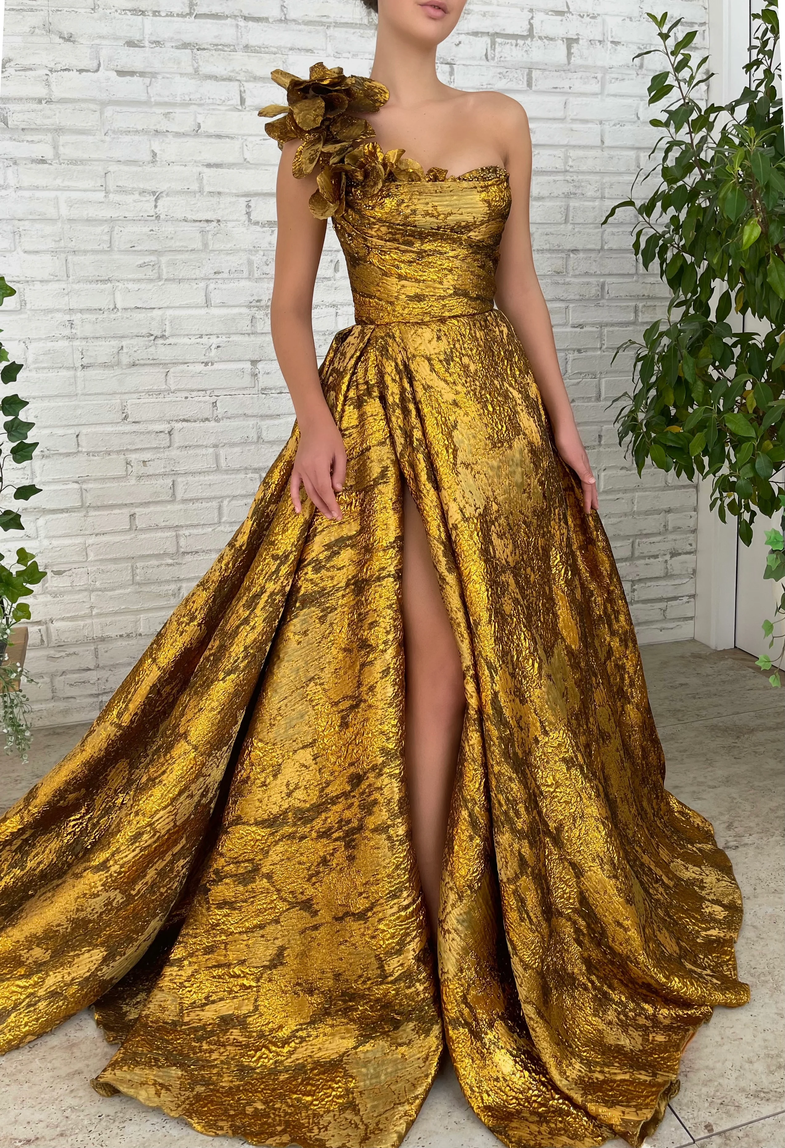 Foliage Crown Gown - Image 6