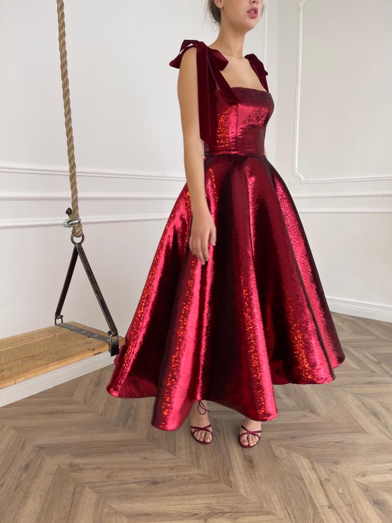 Forever Carmine Dress - Image 2