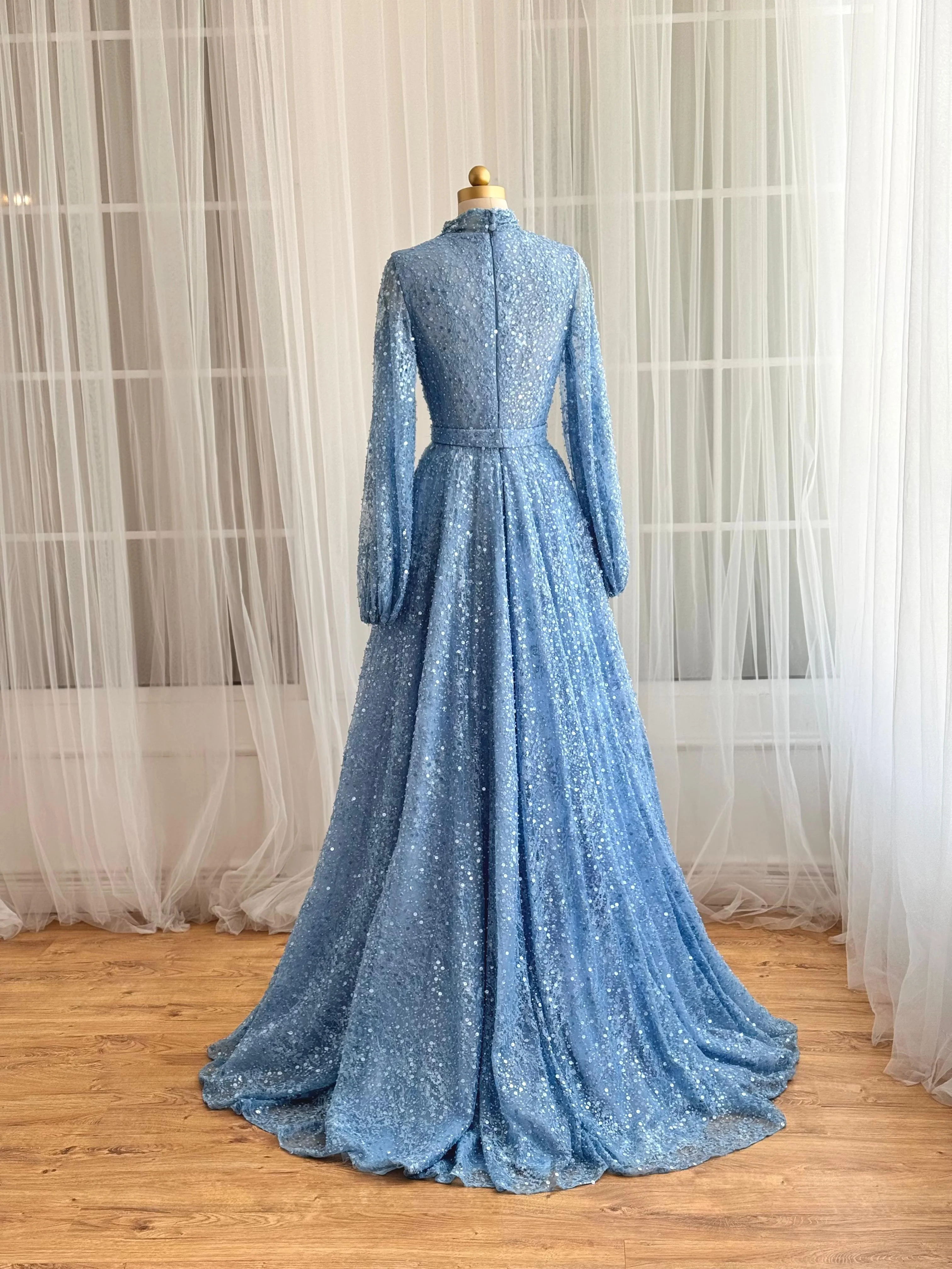 Icy Periwinkle Gown - Image 4