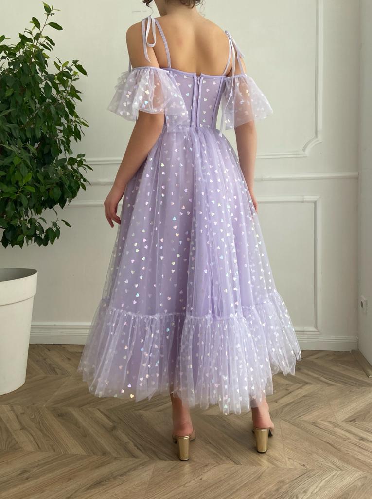 Lavender Hearty Dress - Image 6