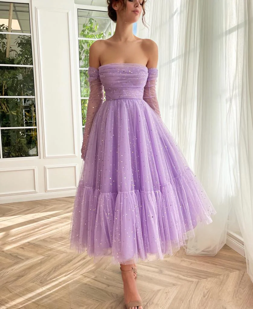 Lilac Lullaby Midi Dress - Image 2