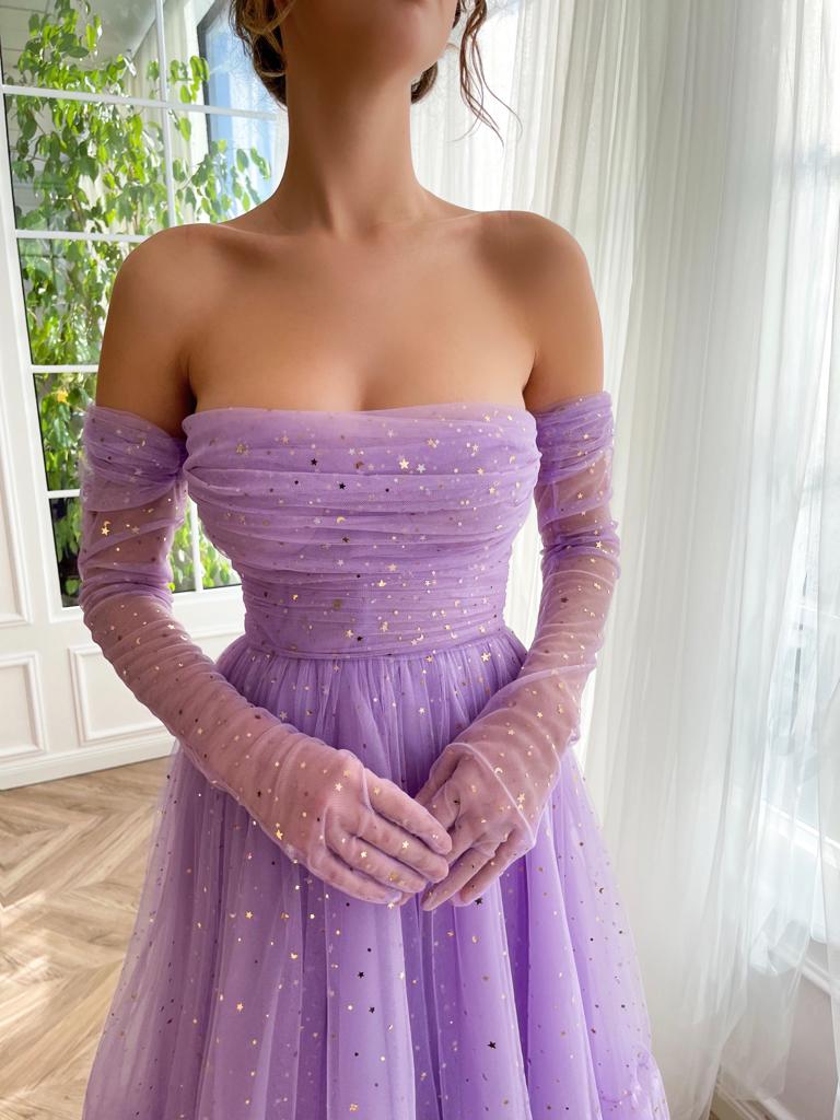 Lilac Lullaby Midi Dress - Image 3