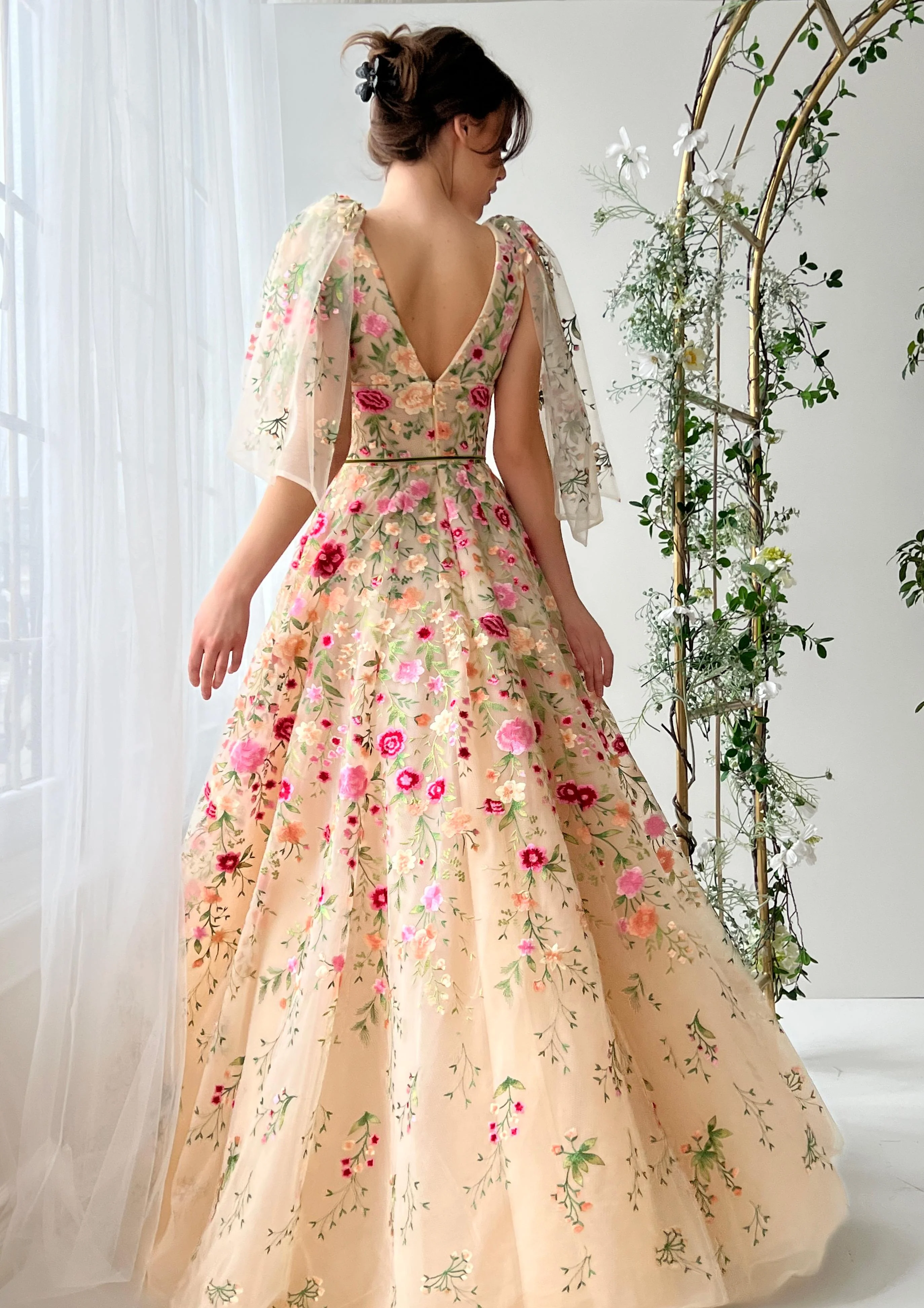 Lunaria Floral Gown - Image 3
