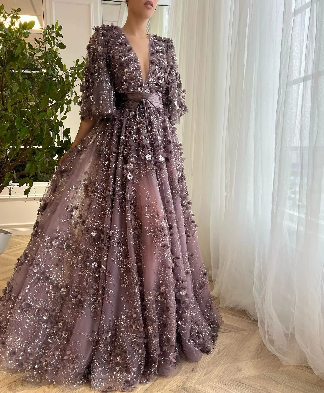 Mauve Posh Gown - Image 3