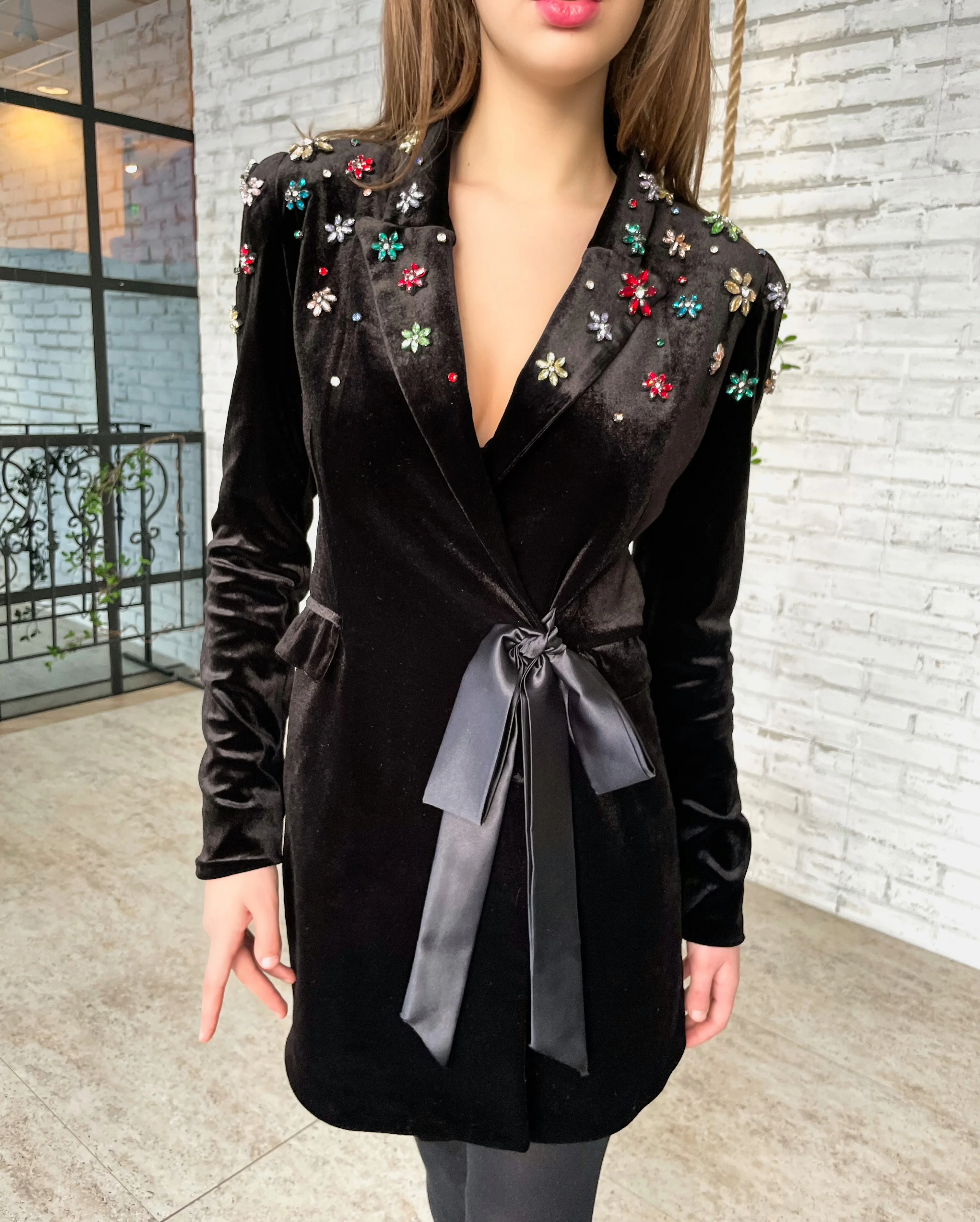 Midnight Blossom Blazer - Image 6