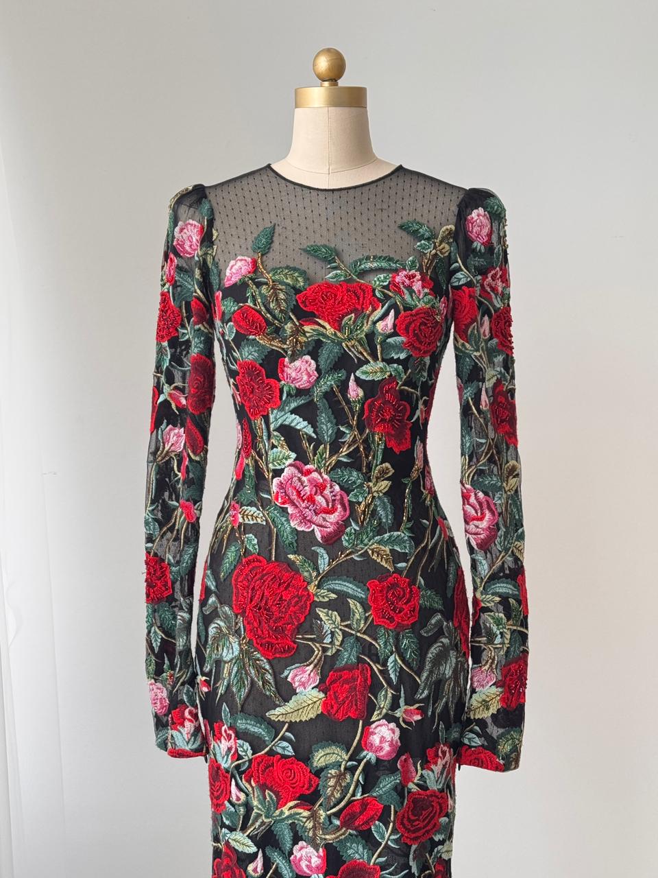 Midnight Rose Mermaid Dress - Image 2