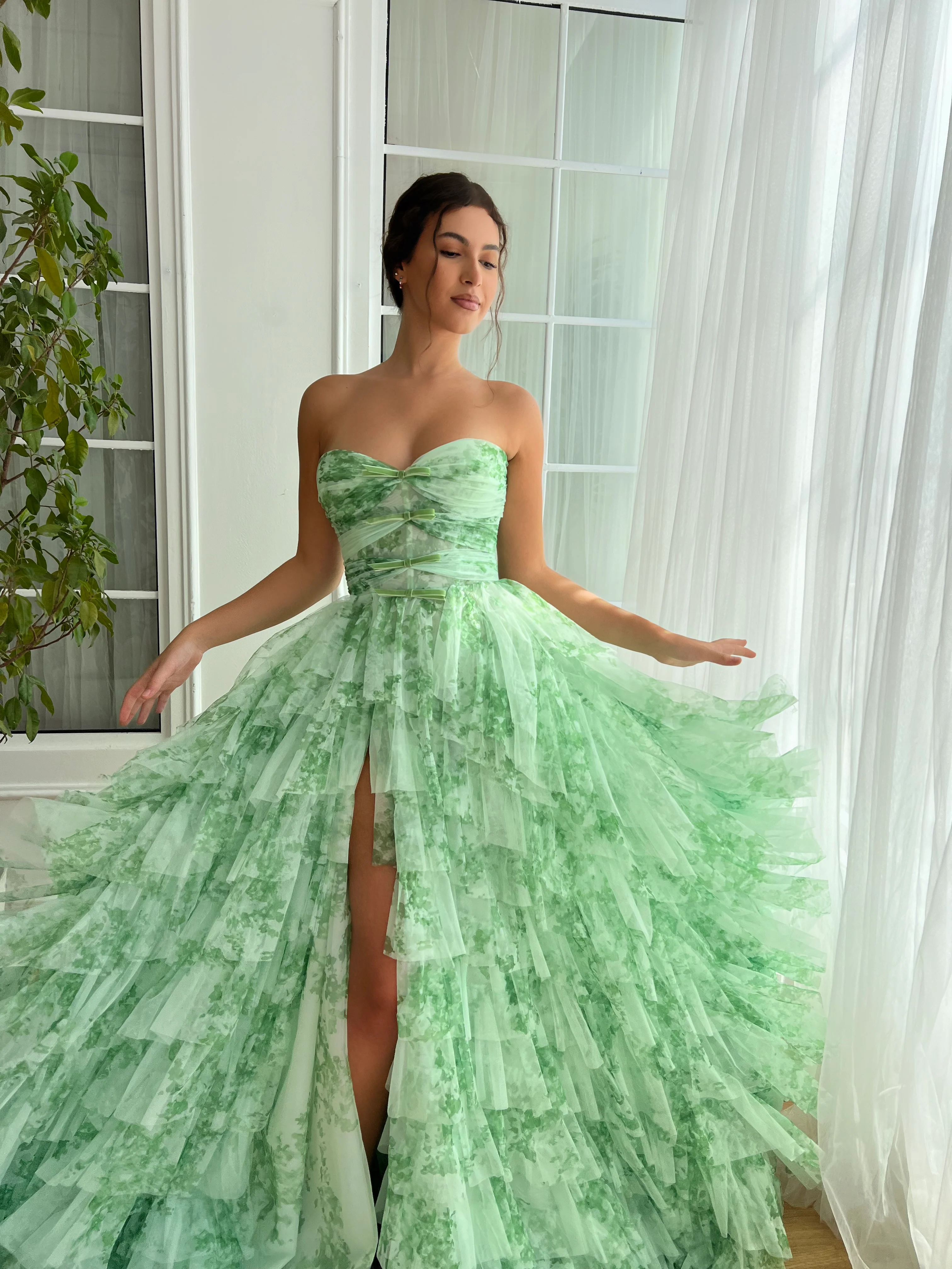 Mint Sky Bows Gown - Image 2
