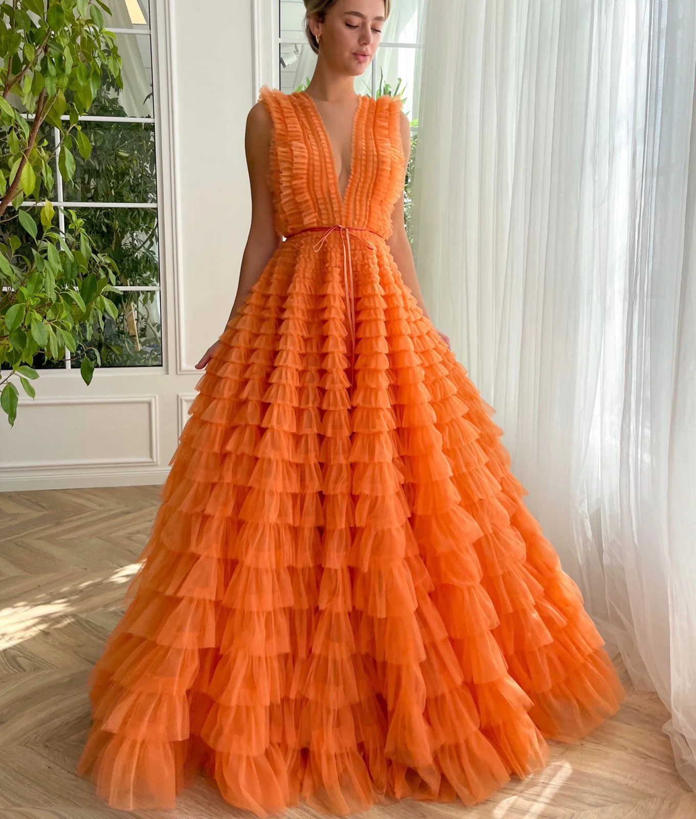 Nectar Ruffle Gown - Image 2