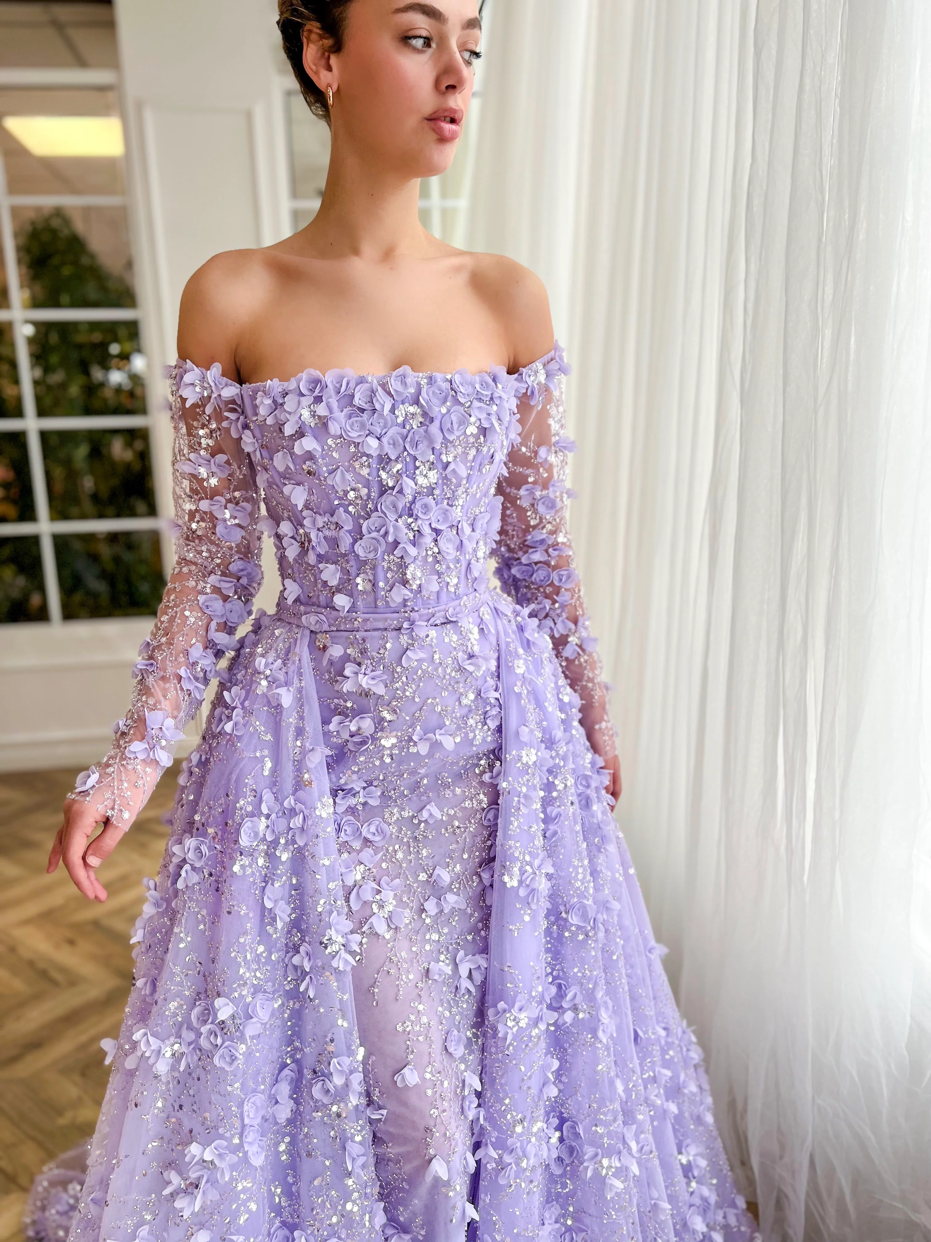 Orchid Serenade Ball Gown - Image 2