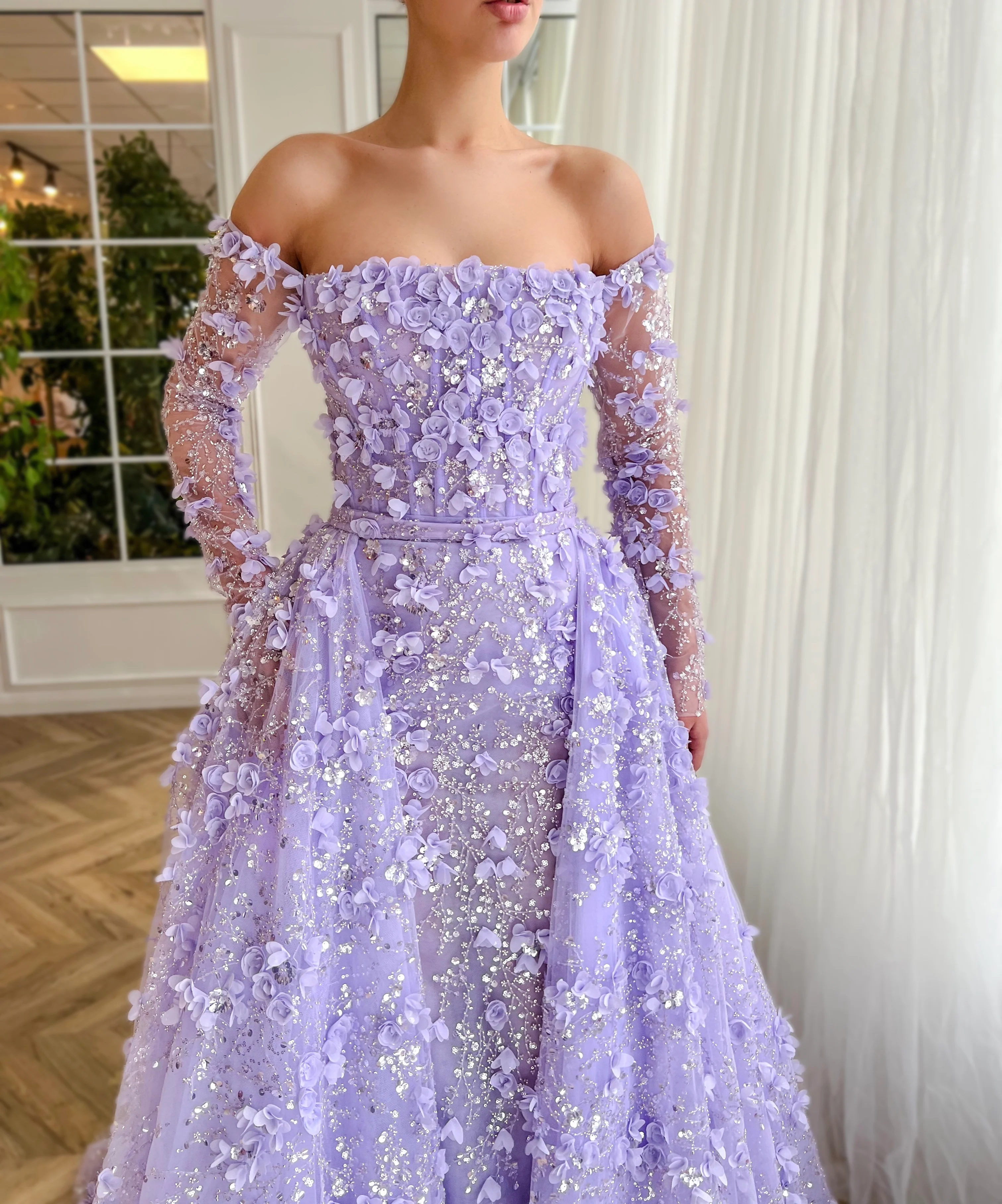 Orchid Serenade Ball Gown - Image 4