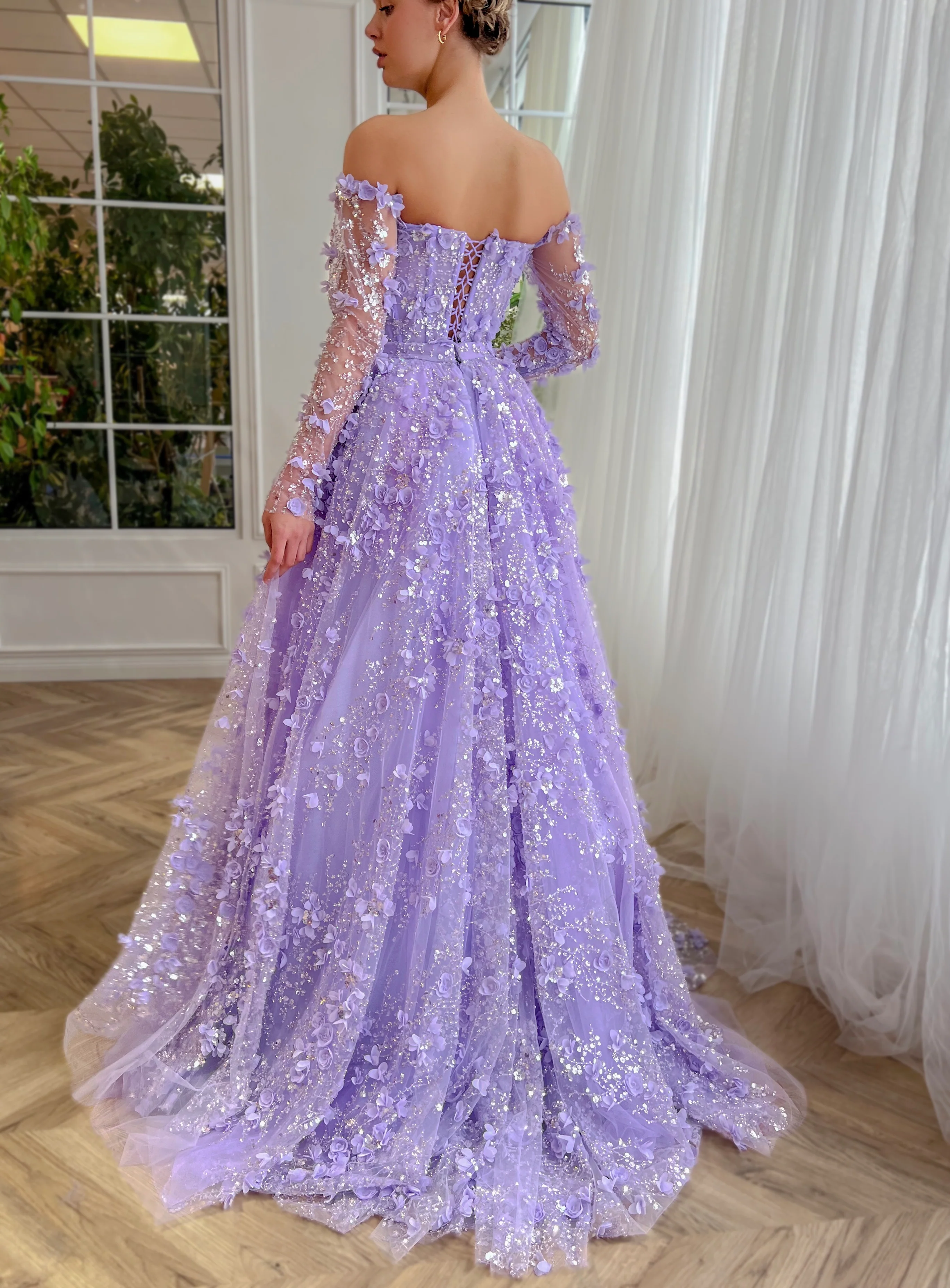 Orchid Serenade Ball Gown - Image 6