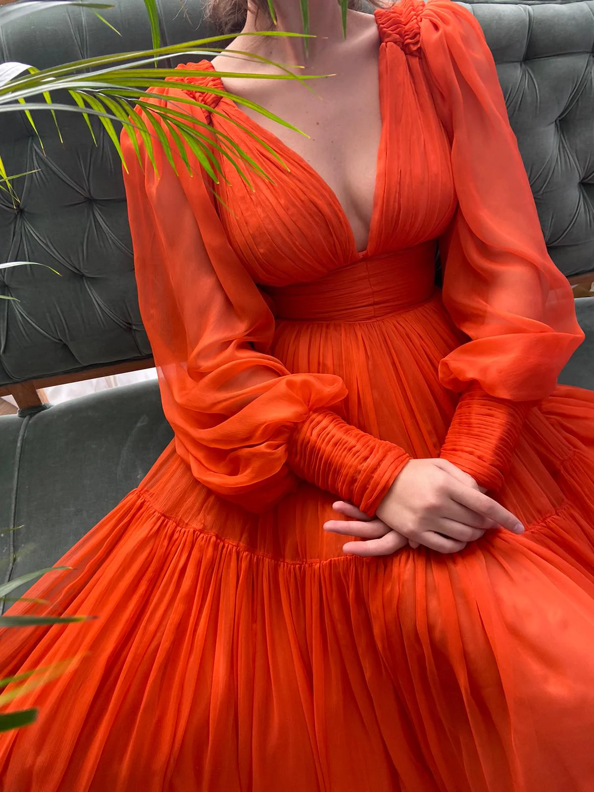Oreoles Draped Gown - Image 3