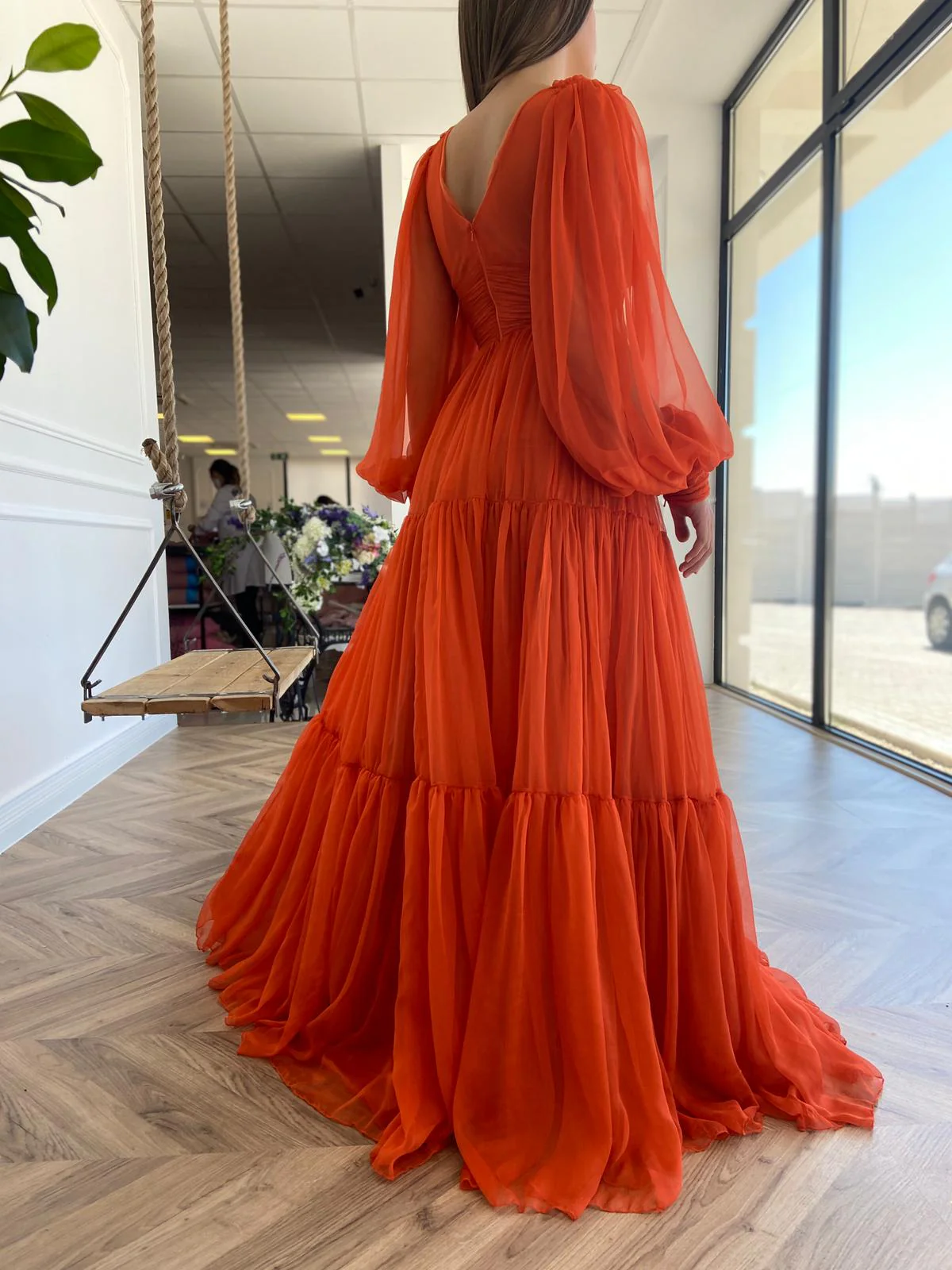 Oreoles Draped Gown - Image 5