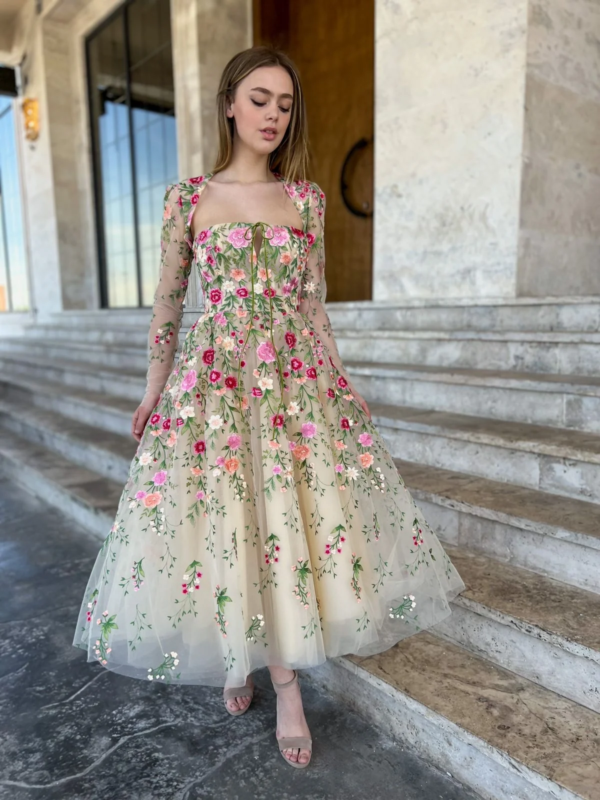 Peony Court Gown - Image 4