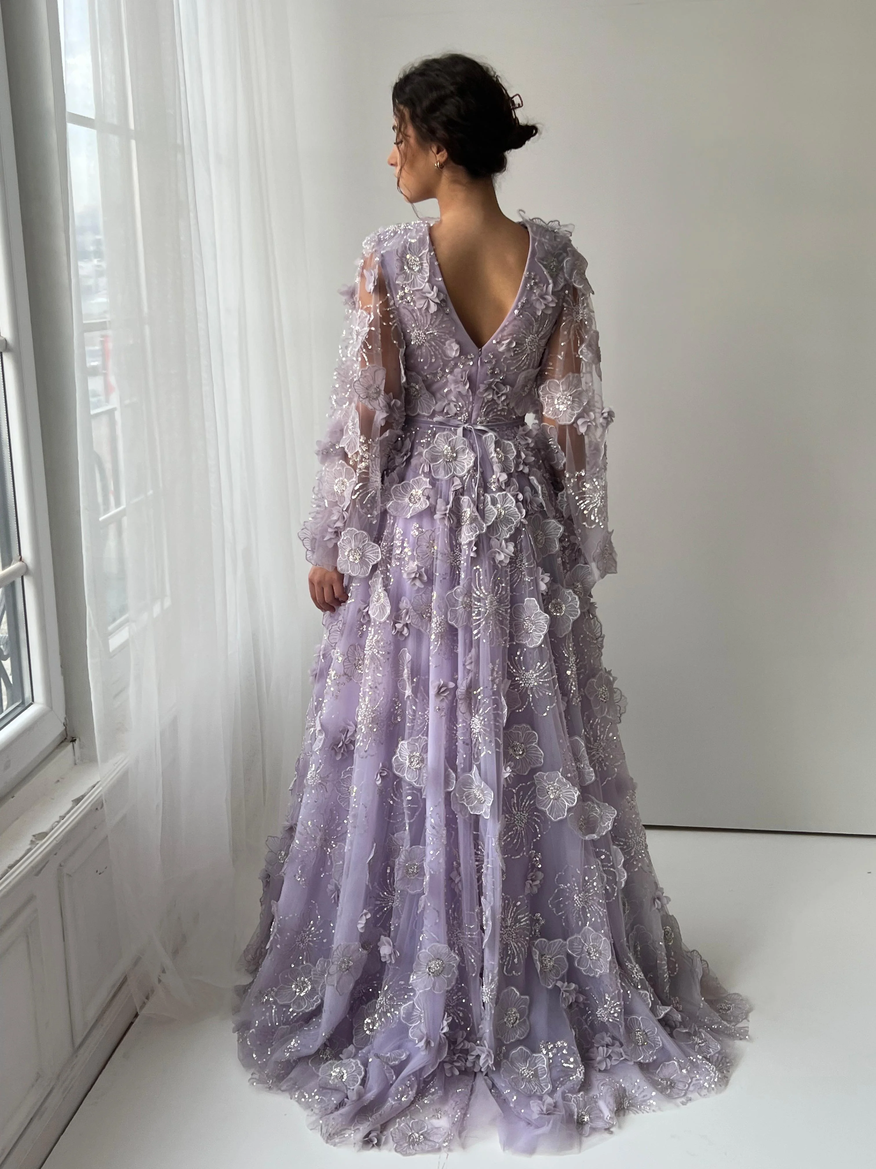 Periwinkle Magnolia Allure Gown - Image 3