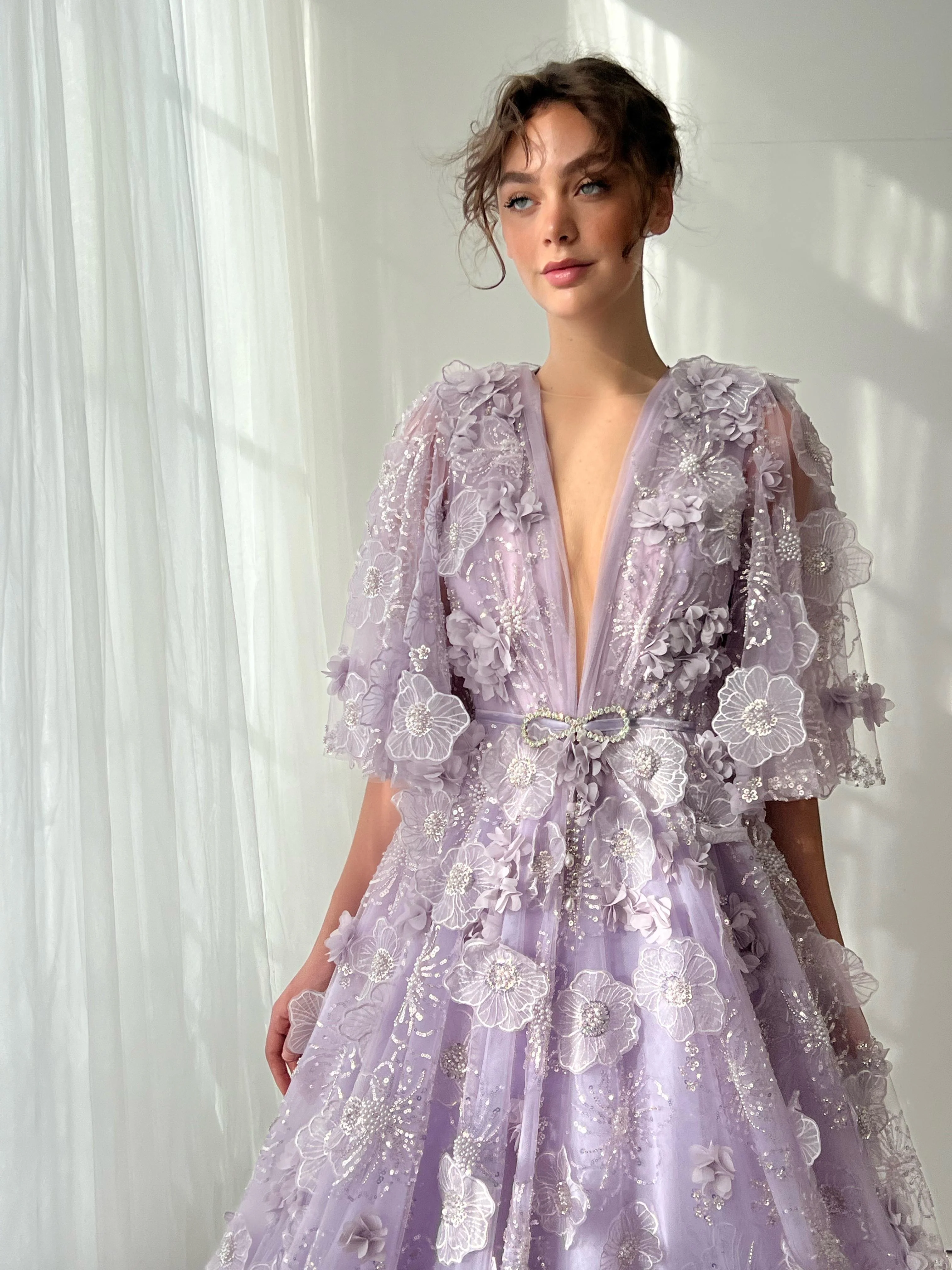 Periwinkle Magnolia Allure Gown - Image 4
