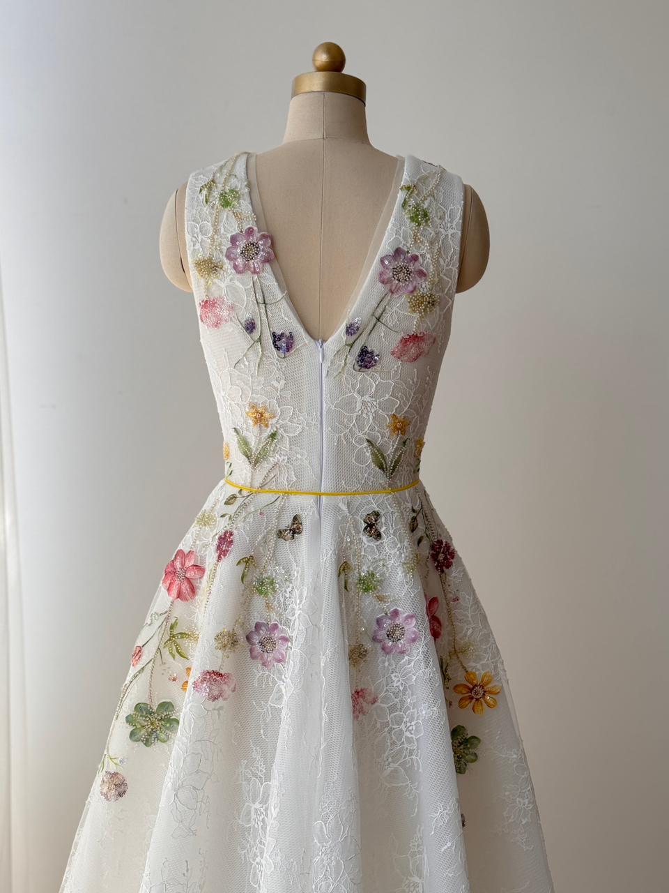 Petal Script Gown - Image 3