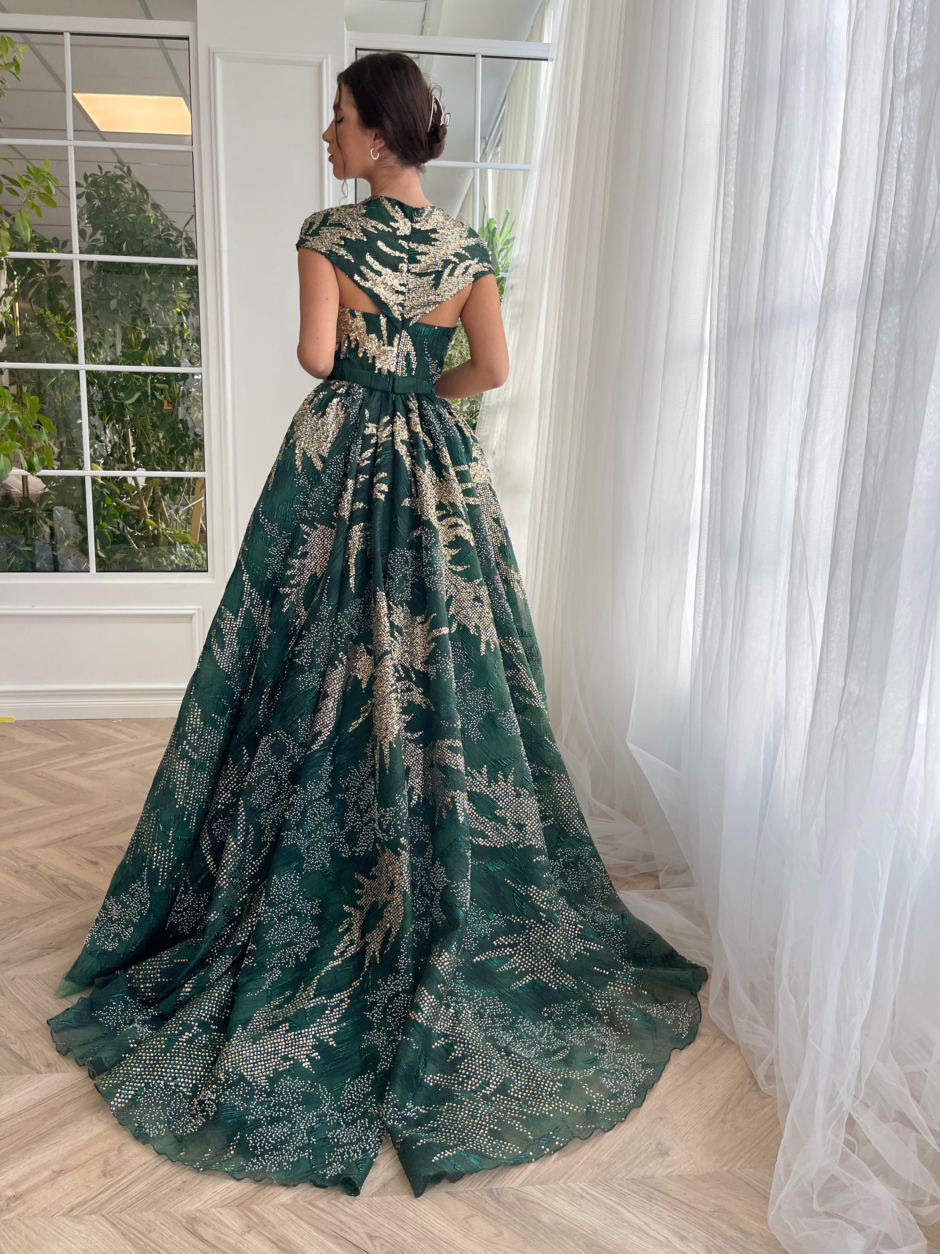 Pine Glimmer Ball Gown - Image 3